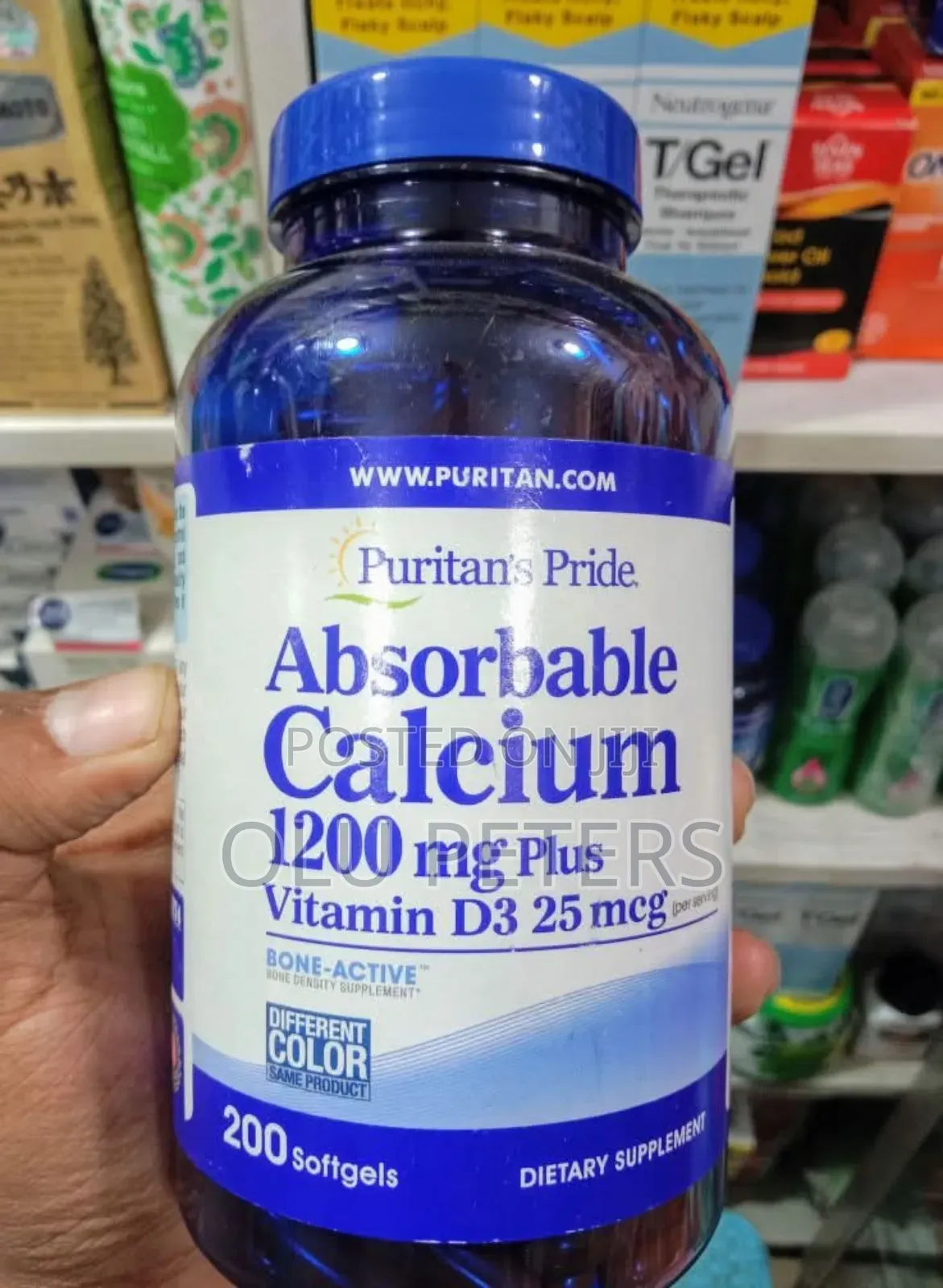 Puritan Pride Absorbable Calcium 200 Softgel