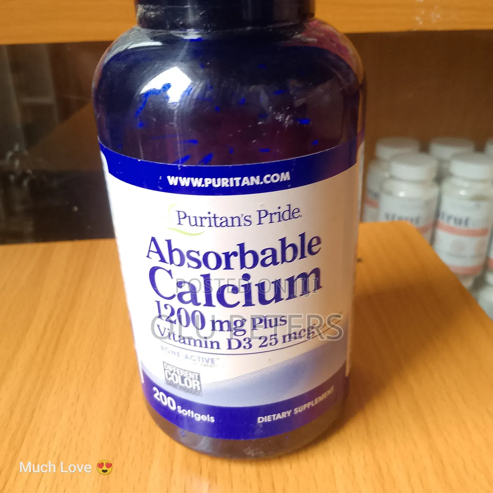 Puritan Pride Absorbable Calcium 200 Softgel