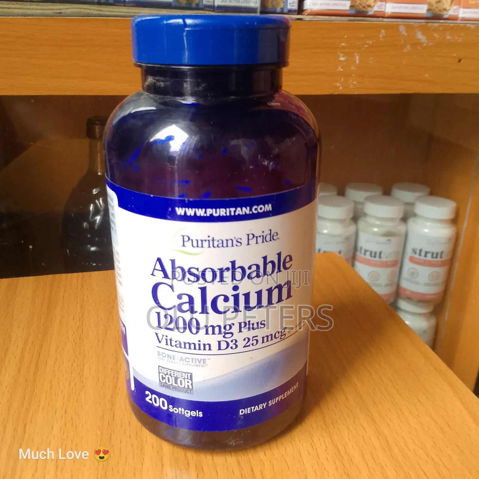 Puritan Pride Absorbable Calcium 200 Softgel