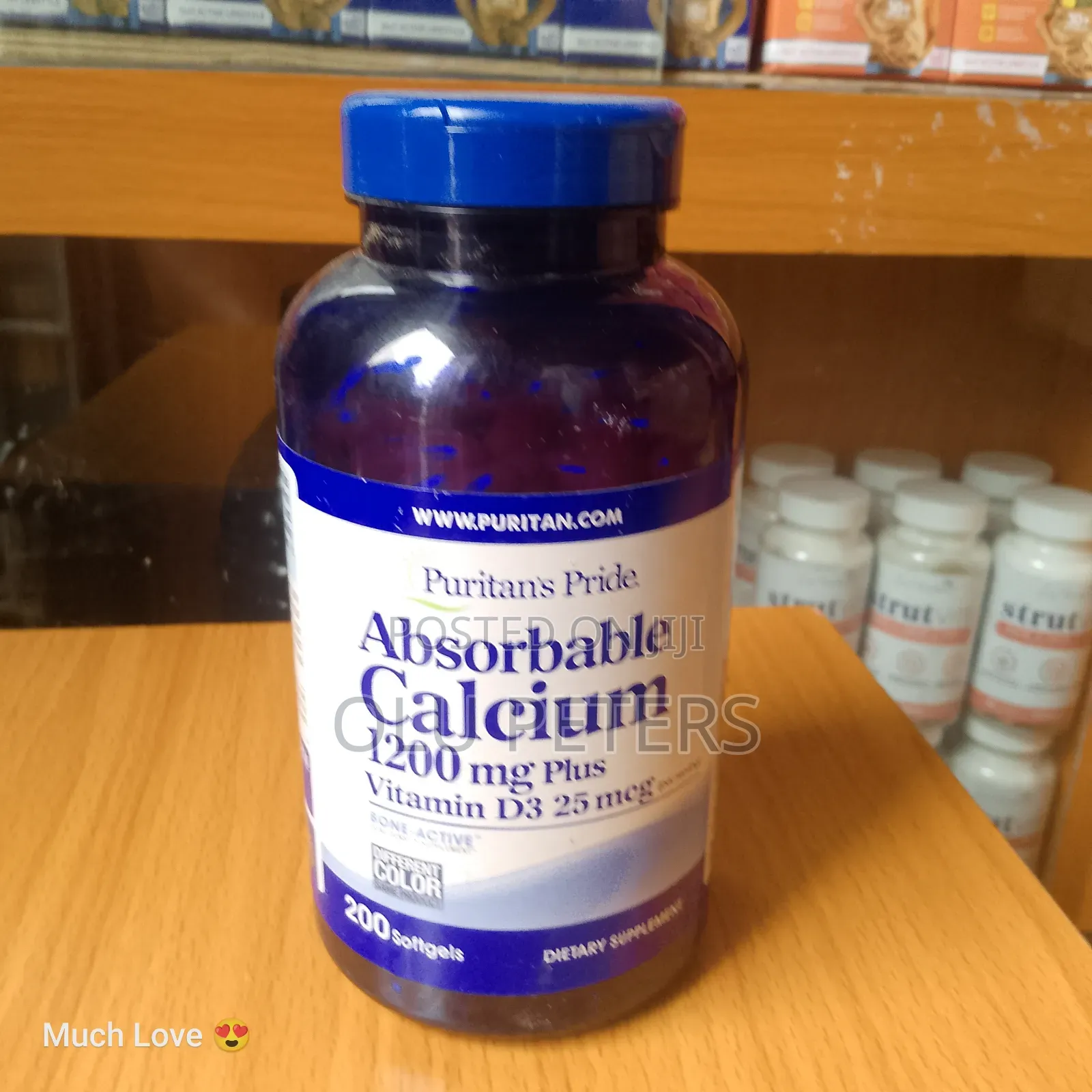 Puritan Pride Absorbable Calcium 200 Softgel