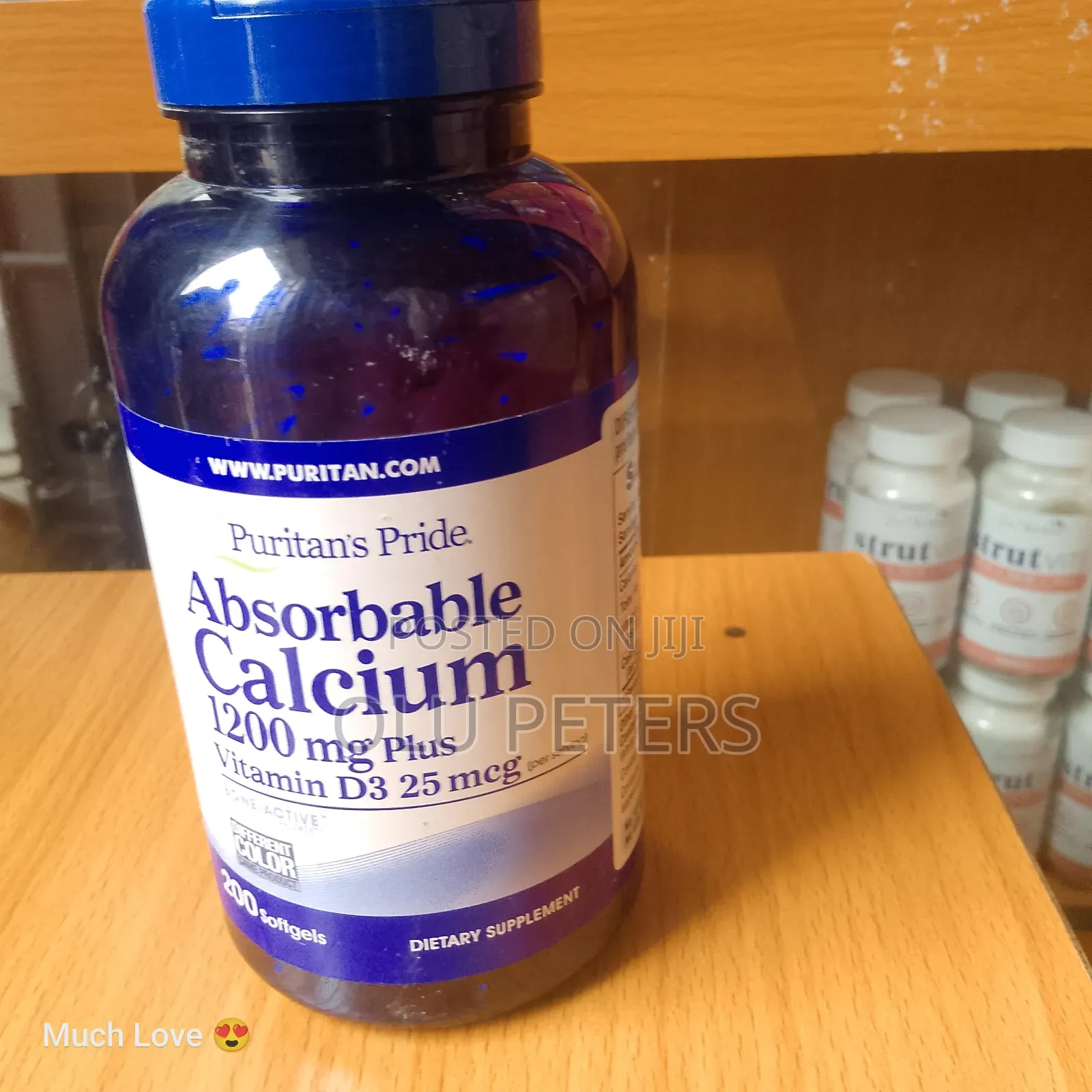 Puritan Pride Absorbable Calcium 200 Softgel