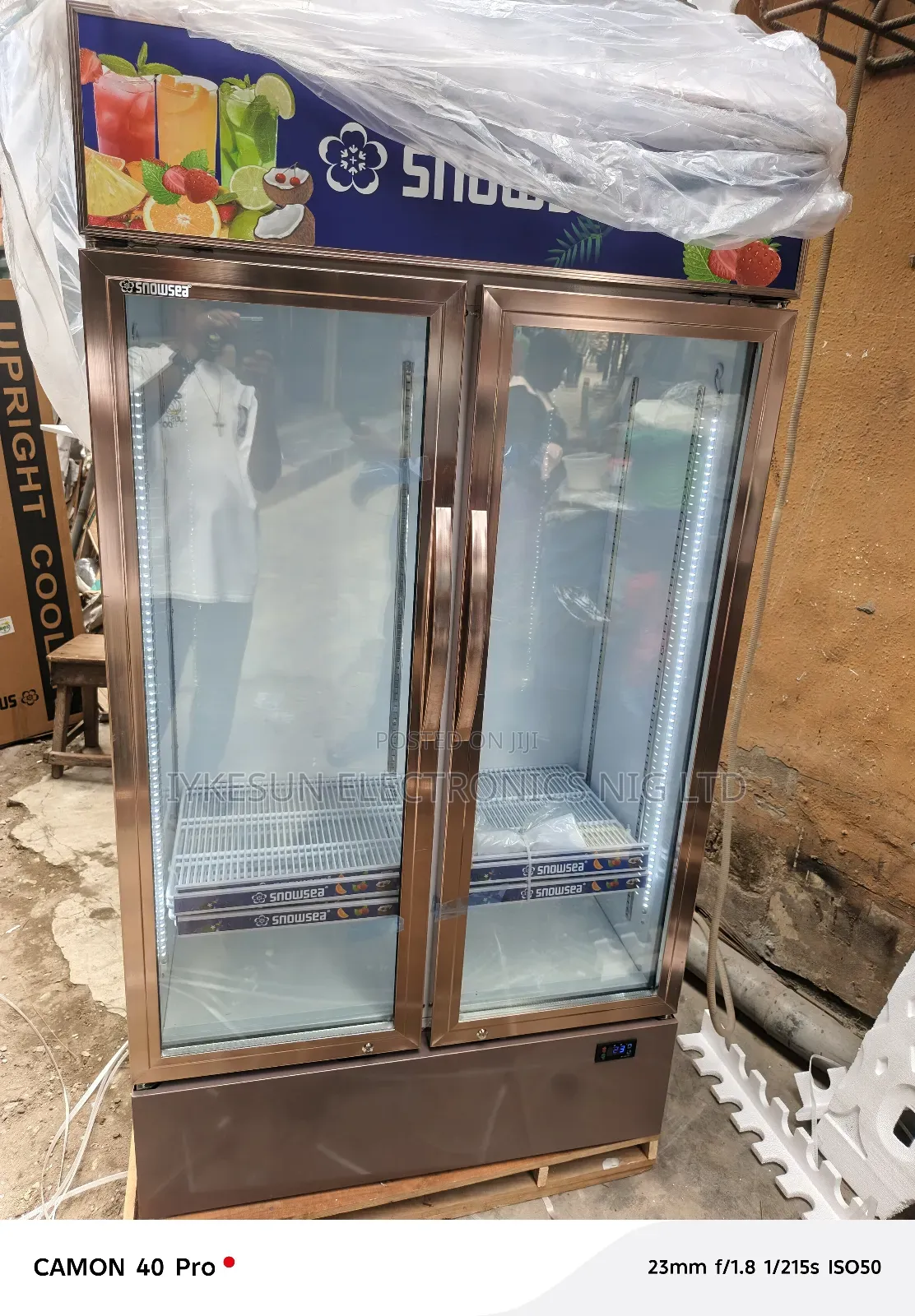 Original Snowsea 700litters Showcase 2 Doors Etc.100%Copper