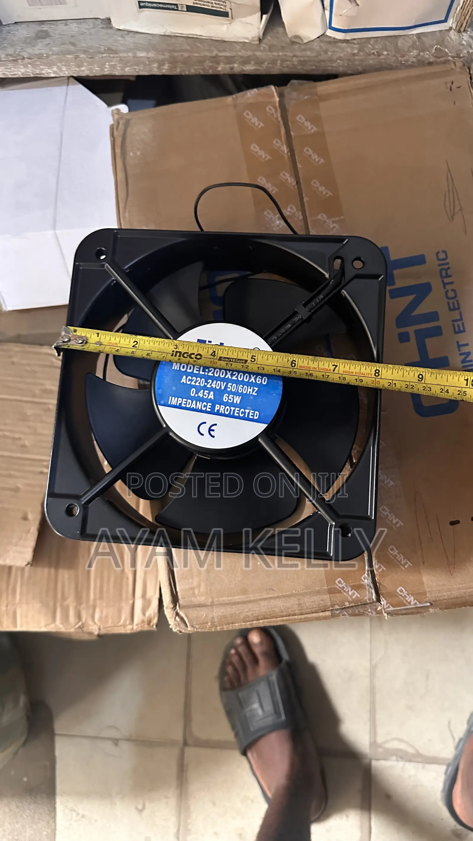 Ac Cooling Fan Ac 220vac 65w 8 Inch Ventilator Fan