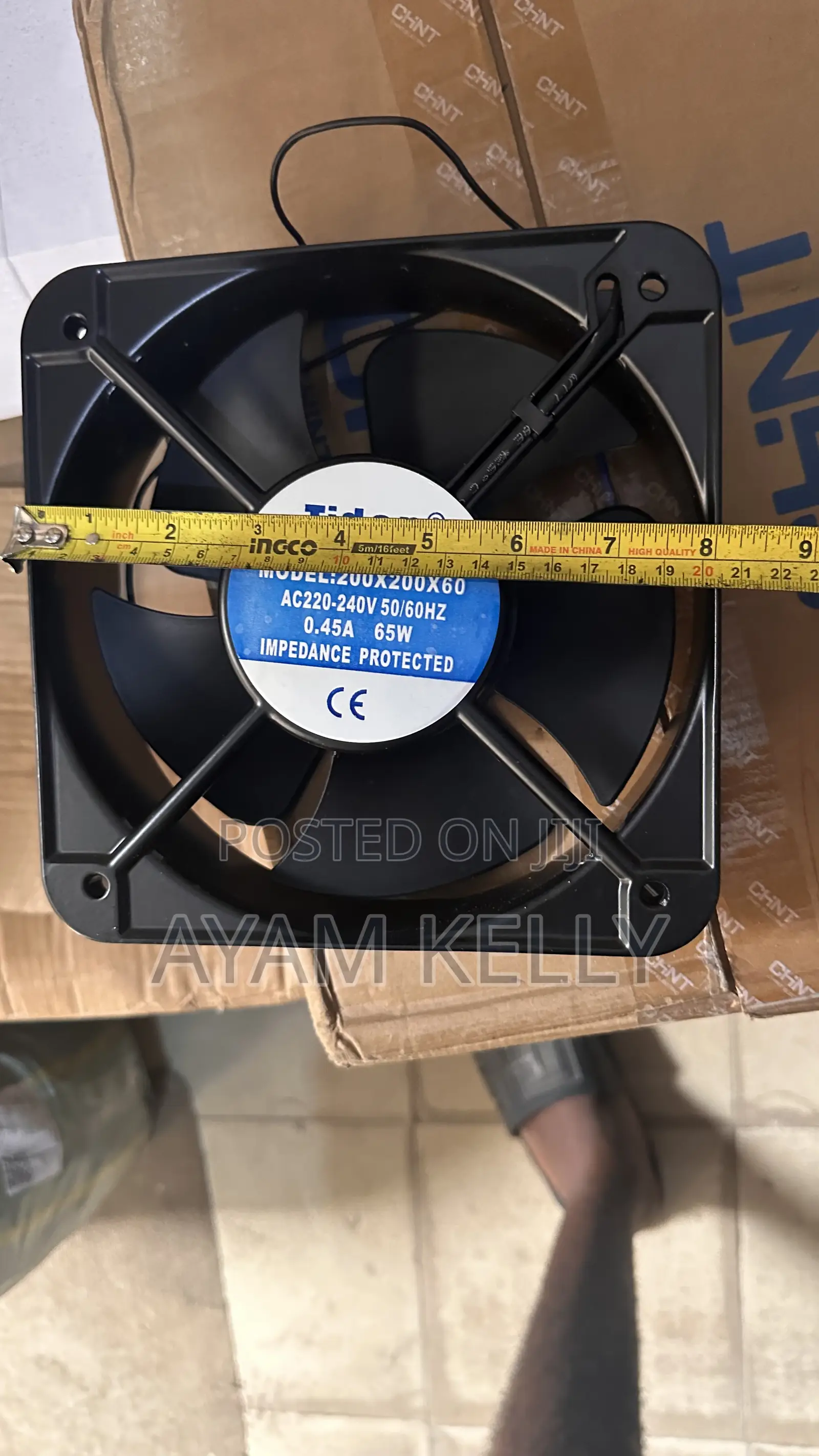 Ac Cooling Fan Ac 220vac 65w 8 Inch Ventilator Fan