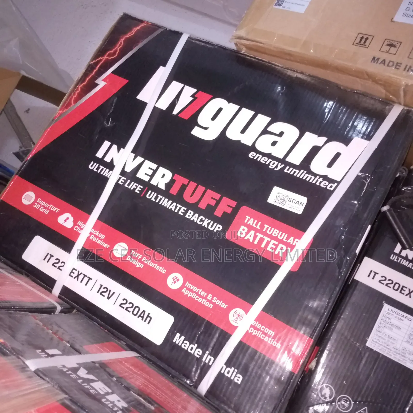 Livguard 12v 220ah Tubular Battery