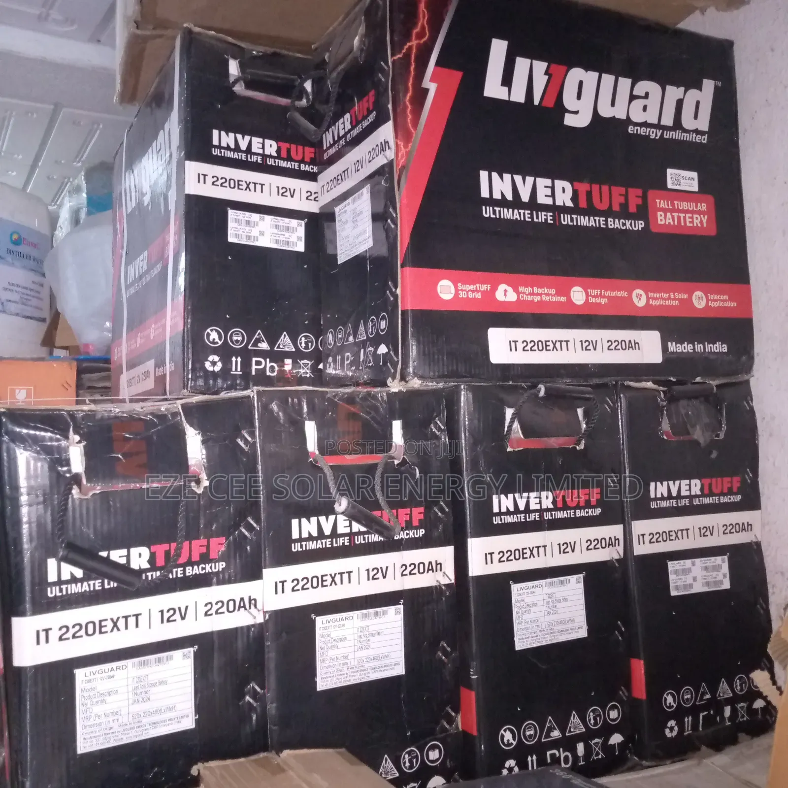 Livguard 12v 220ah Tubular Battery