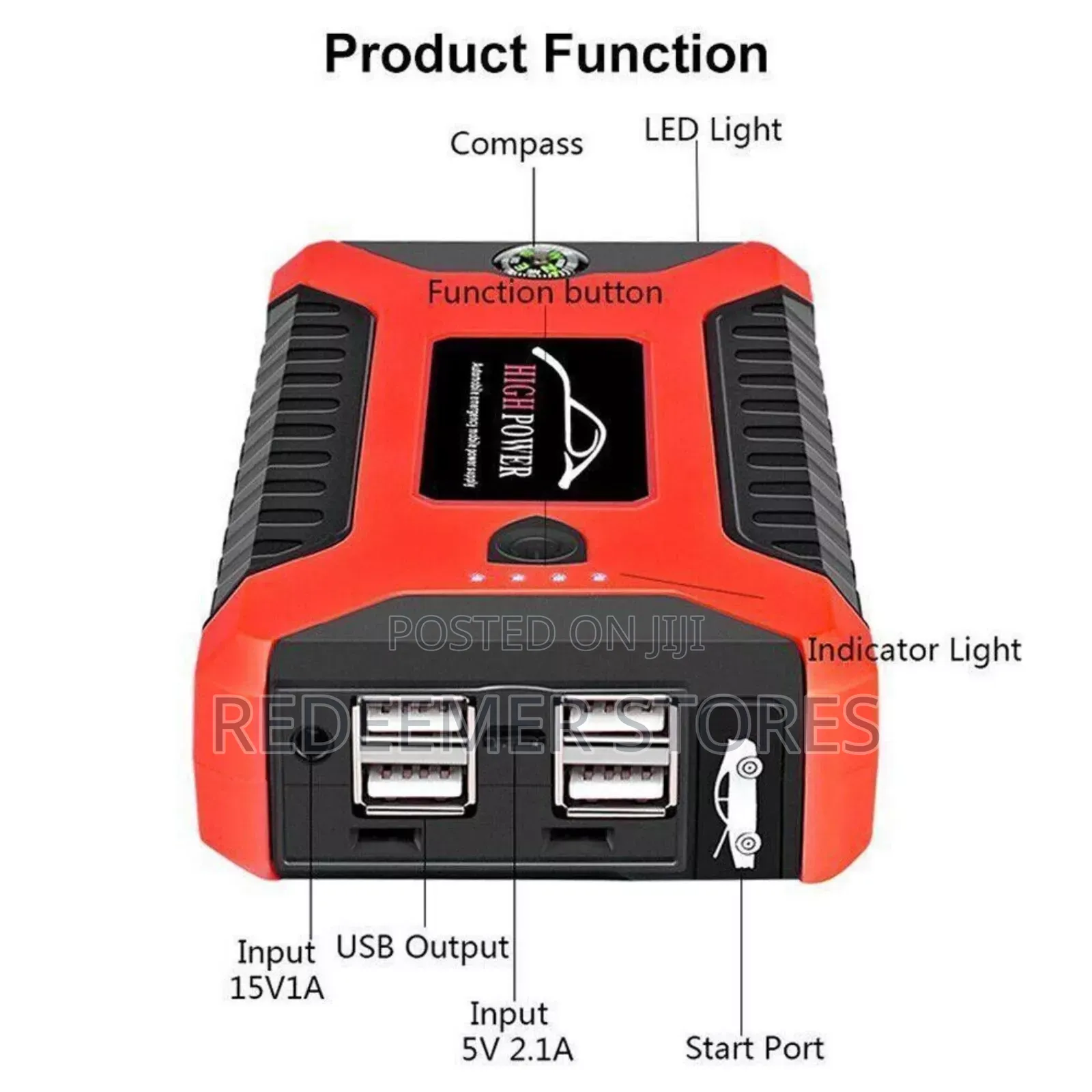 Portable Car Battery Jumpstart /Power Bank