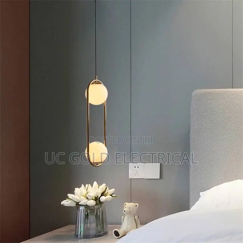 Nordic White Glass Ball Pendant Lights Diningroom Barpendant