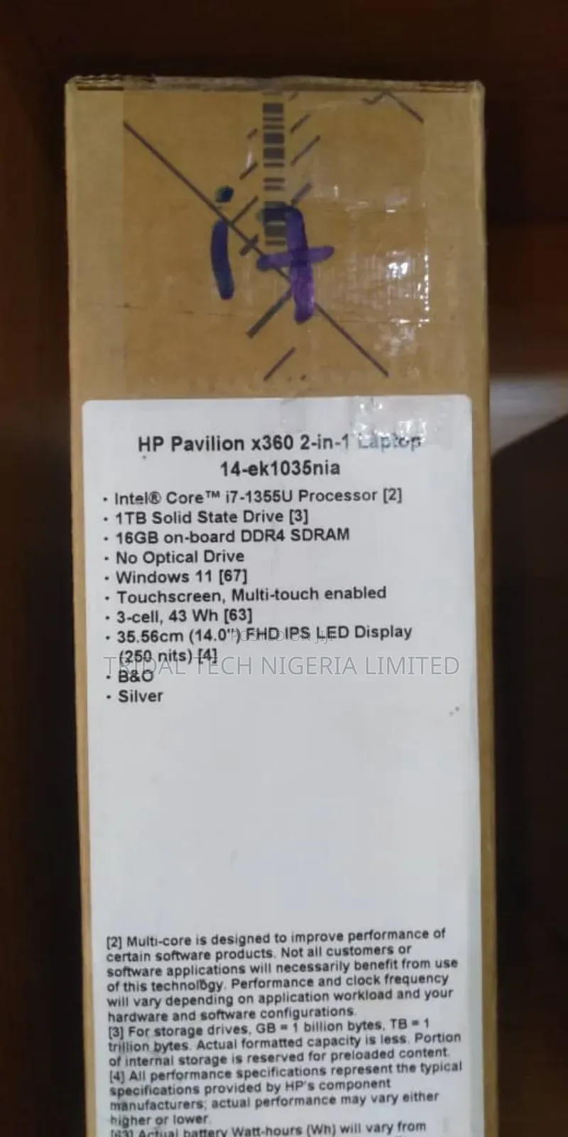 New Laptop HP Pavilion x360 14 16GB Intel Core i7 SSD 1T
