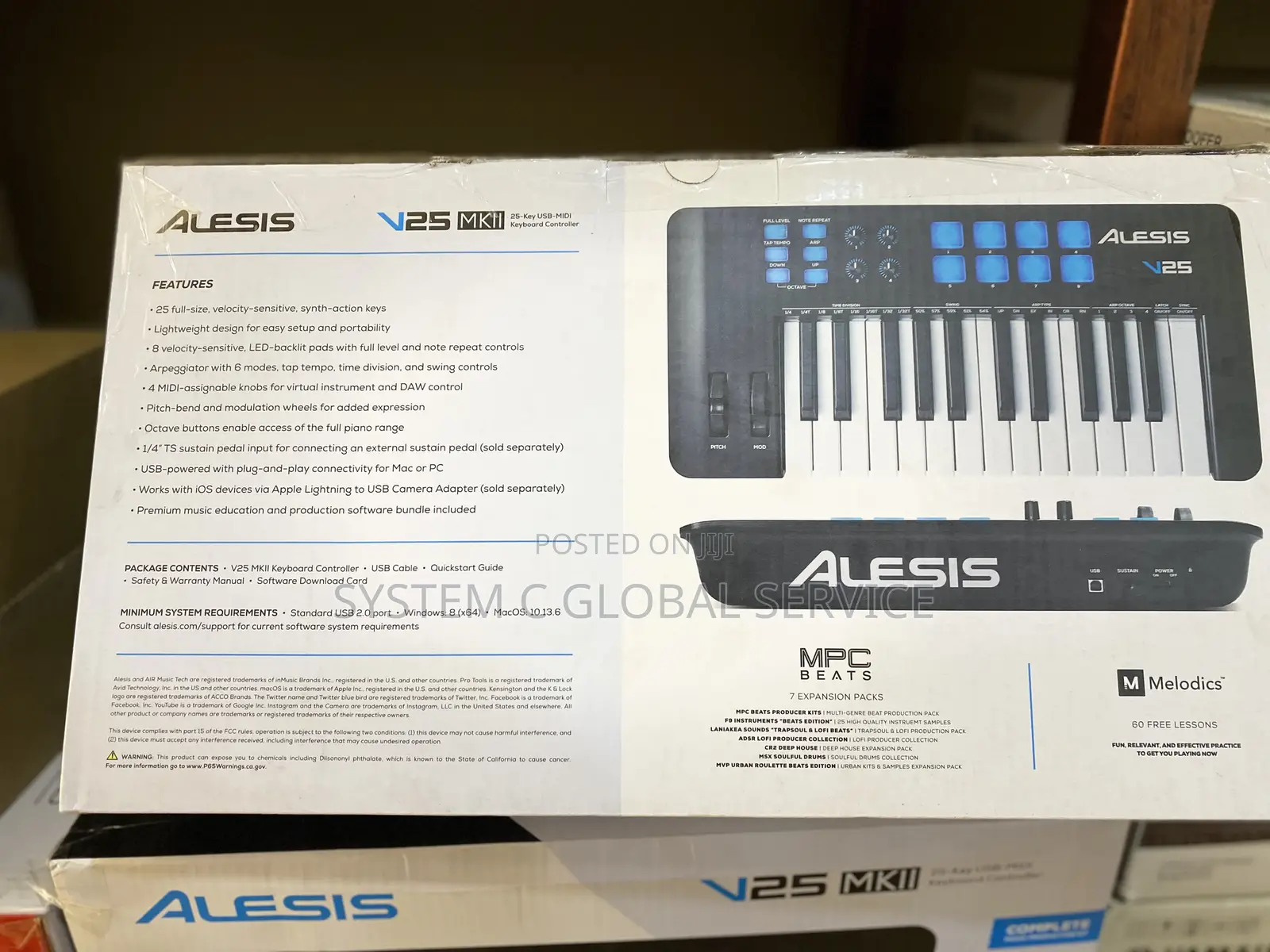 Alesis V25mkii Studio Midi Keyboard