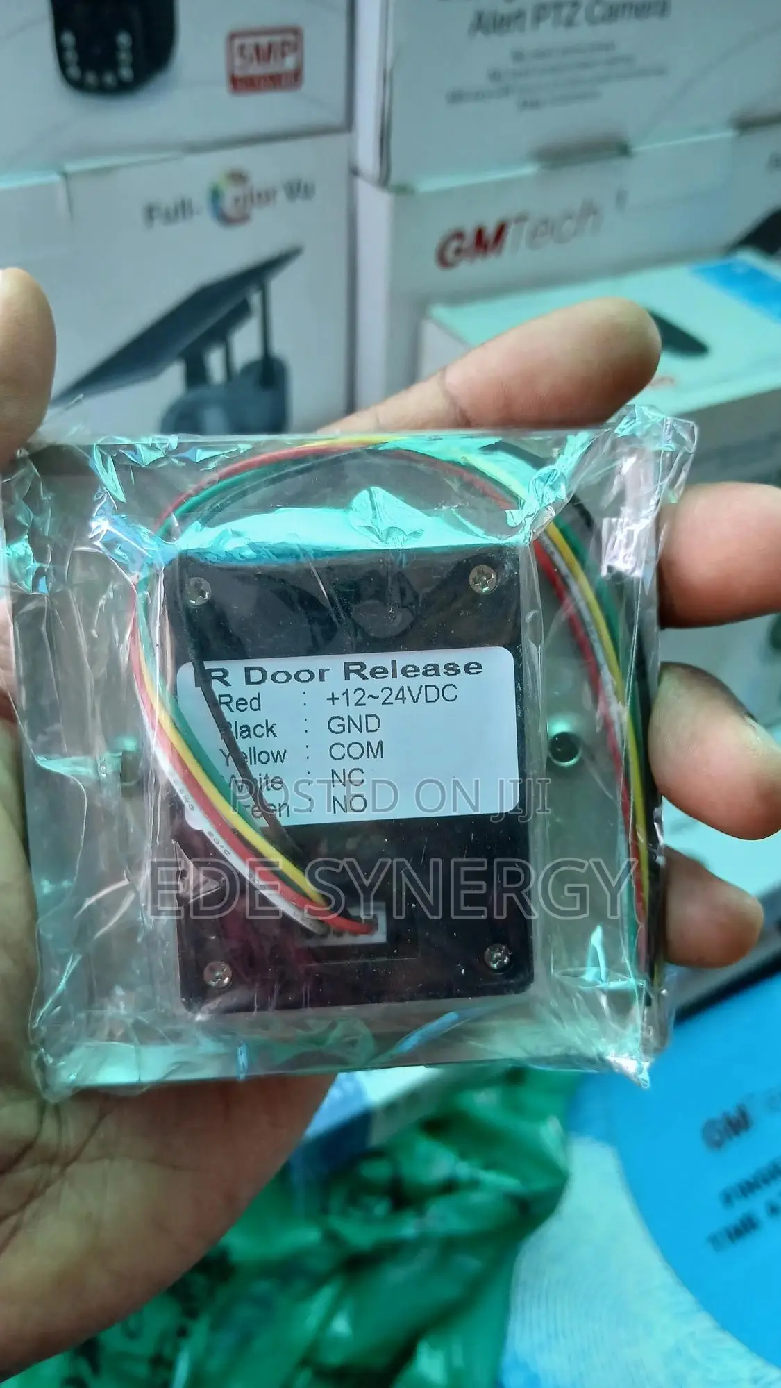 Non Touch Exit Button Access Control