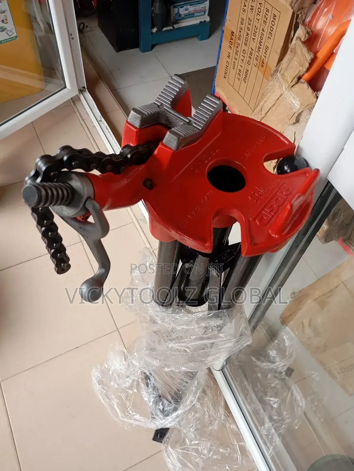 Ridgid Tristand or Pipe Vise (1⁄8 to 21⁄2 Pipes)