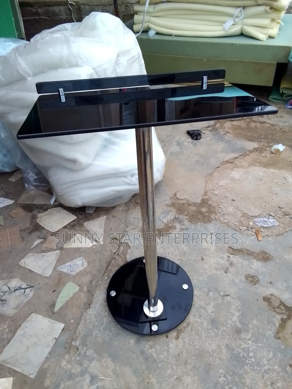 High Quality Thick Glass Pulpit For Church