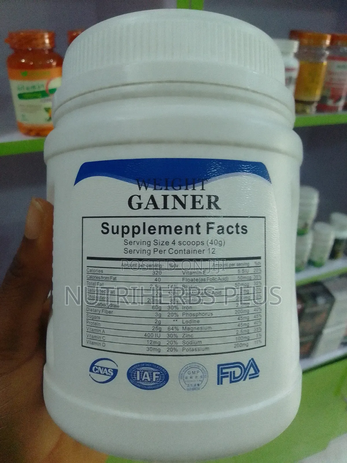 Wins Town Weight Gainer Powder for Natural Weight Gain