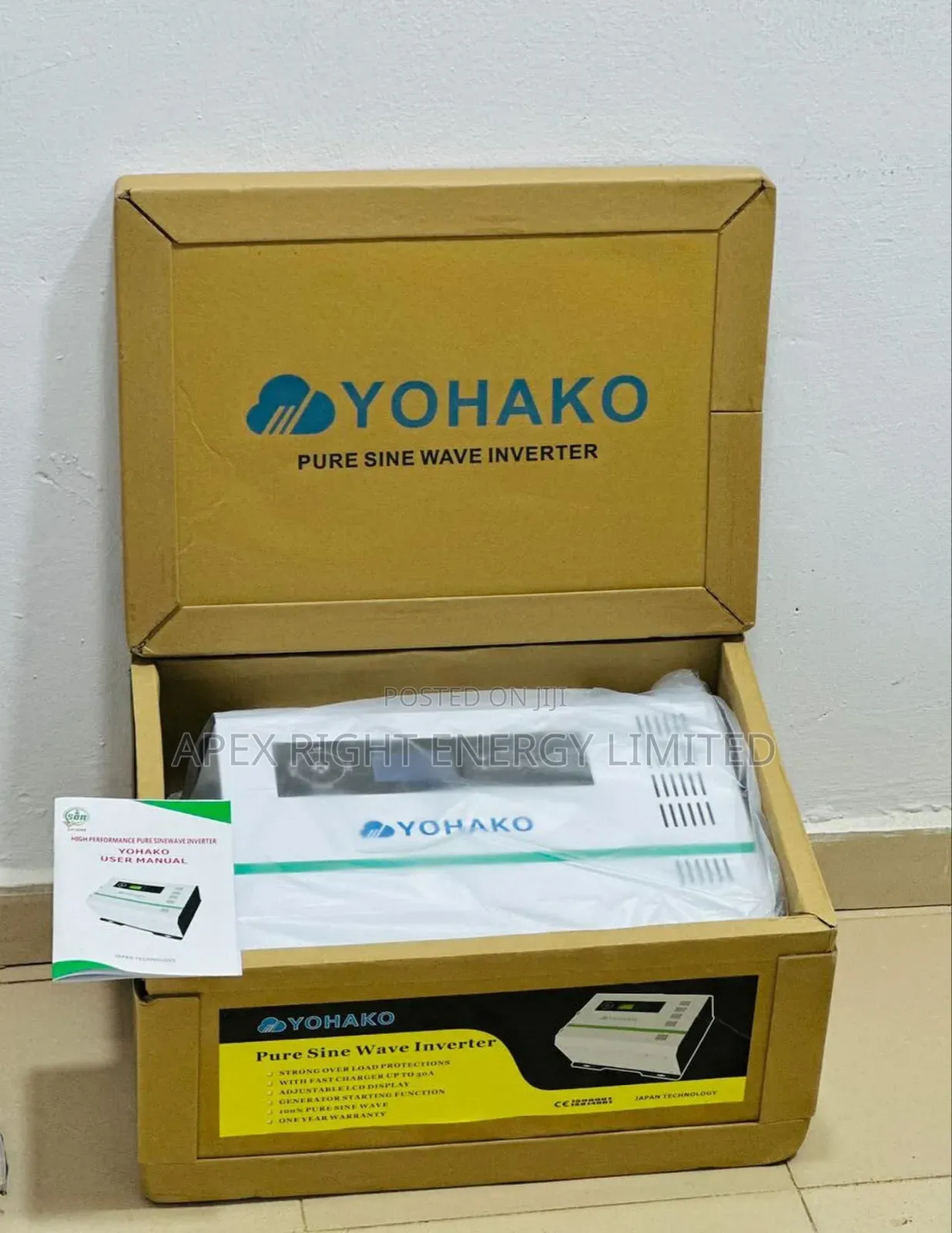 5.5kva Yohako Inverter Setup 48v