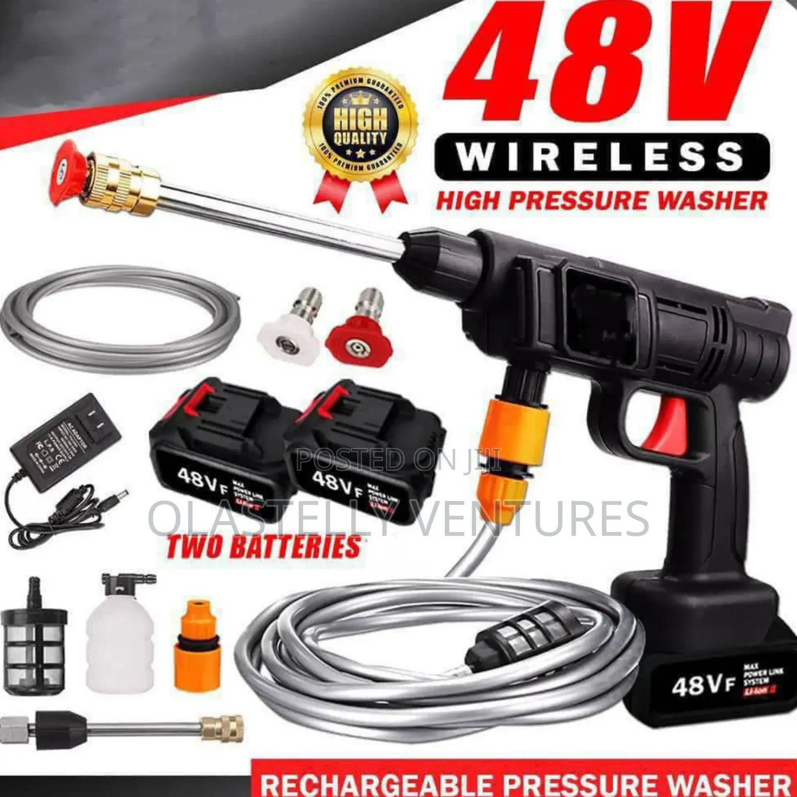 48v Rechargable Water Spray Gun Double Battery Ka