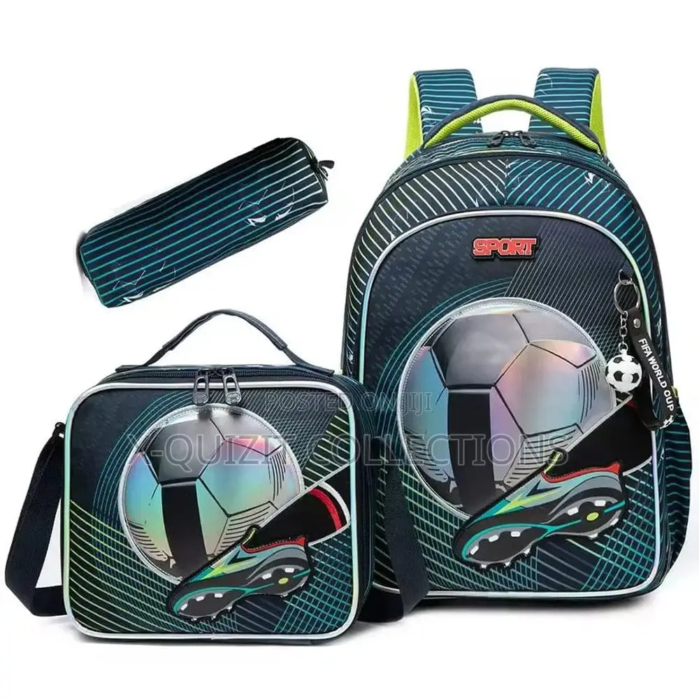 Jasmine Star 3pc Soccer School Bag Set – (16 Inch)