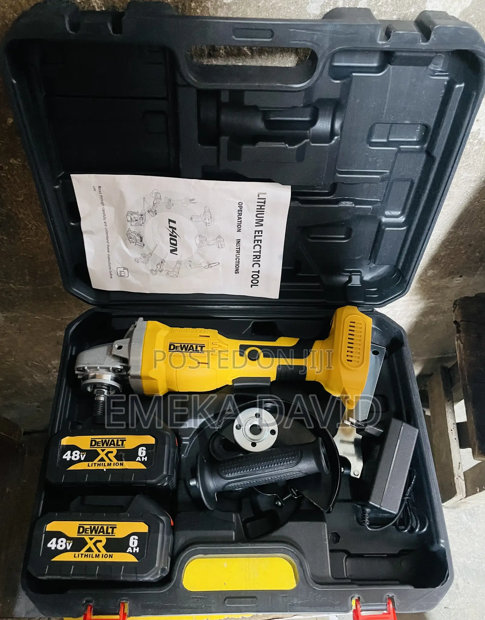 Dewalt Cordless Angle Grinder 41/2"