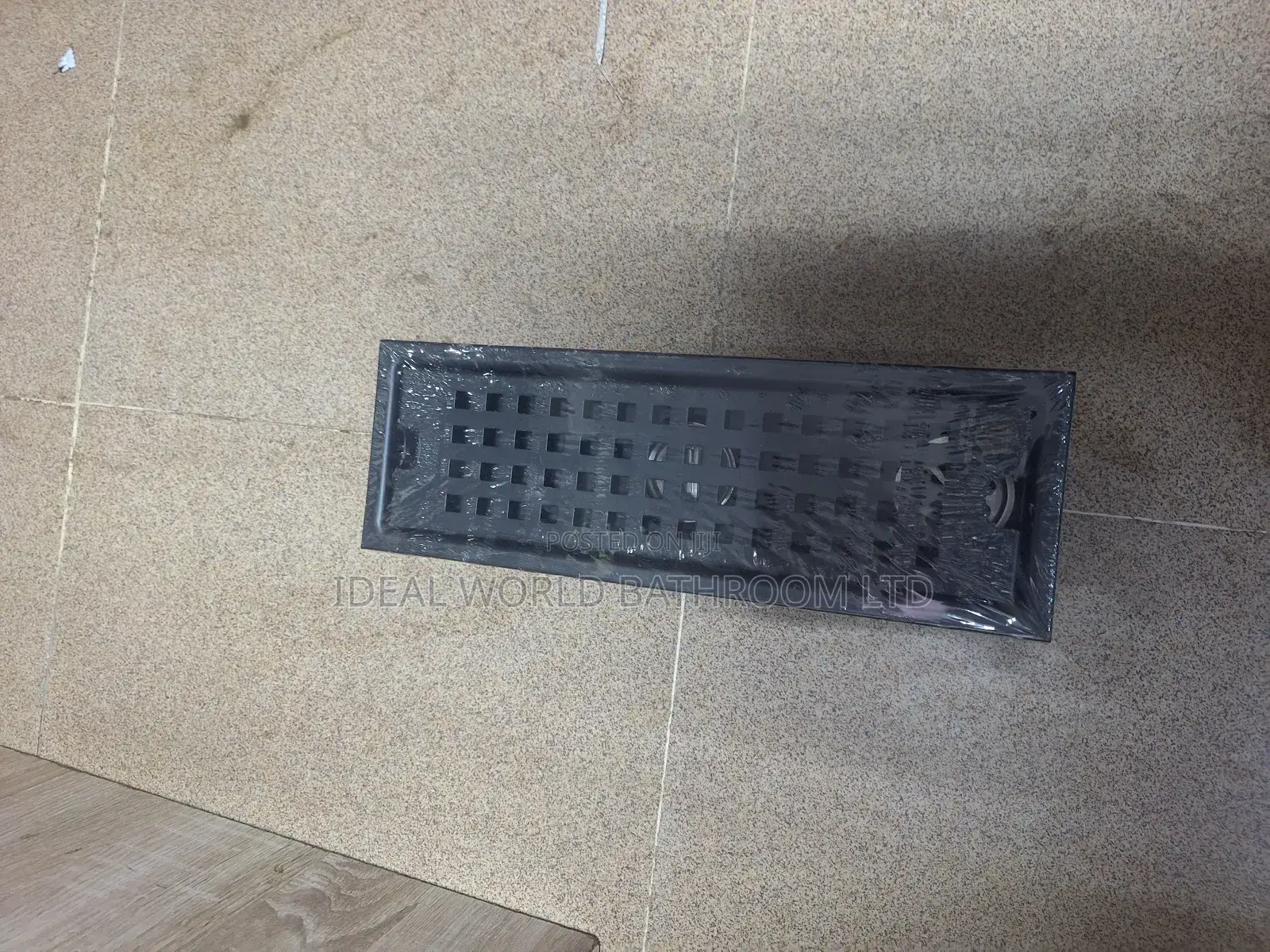 20cm Black Floor Drain