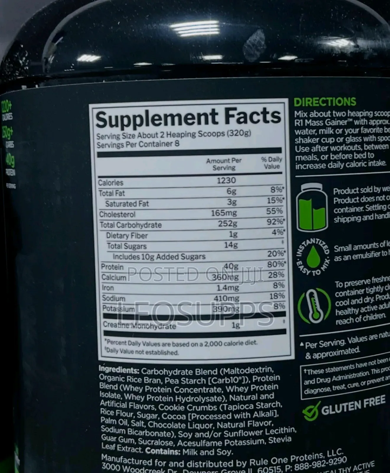 Rule 1 Mass Gainer 5.73lb