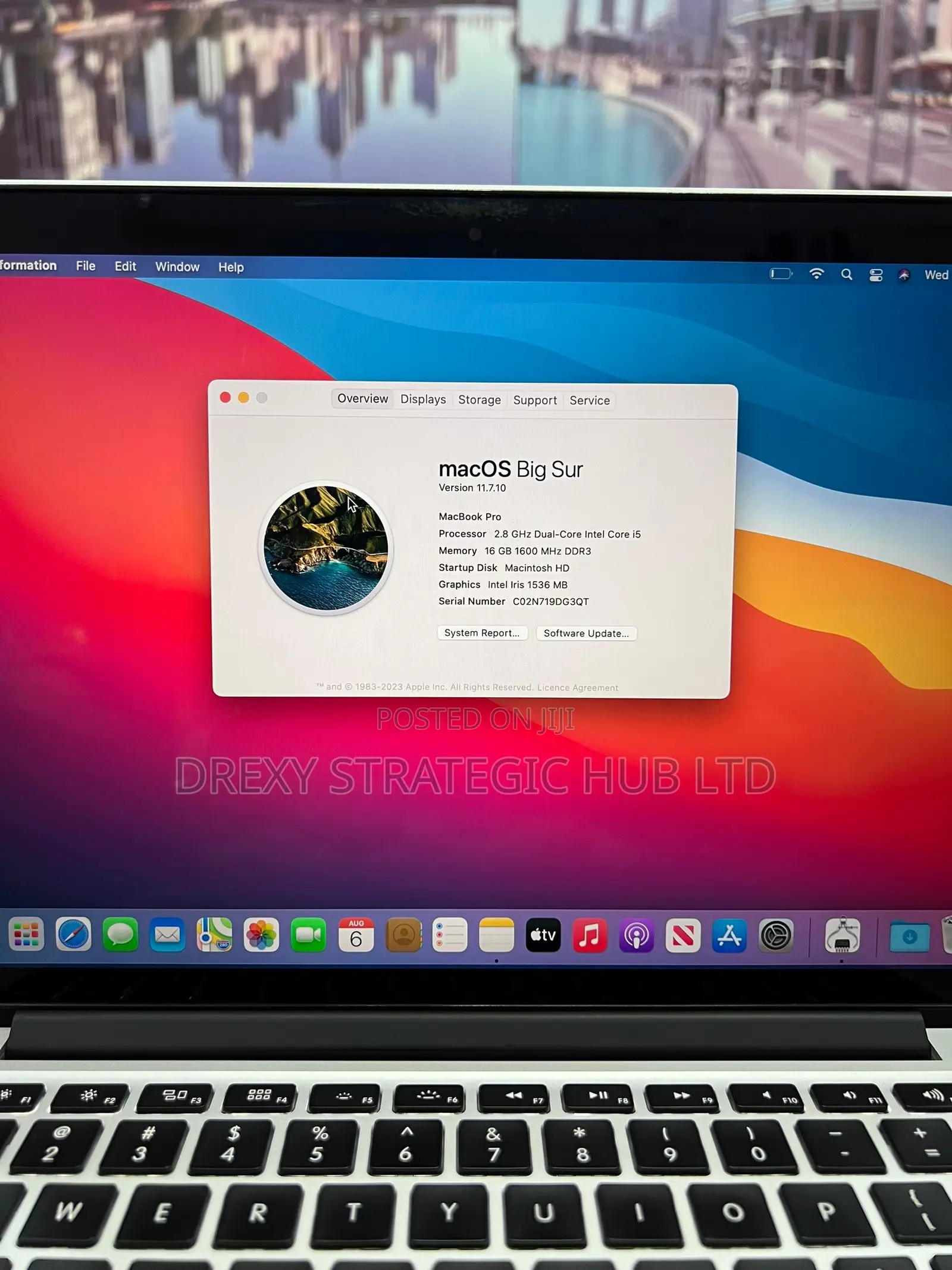 Laptop Apple MacBook Pro 2014 16GB Intel Core i5 SSD 500GB