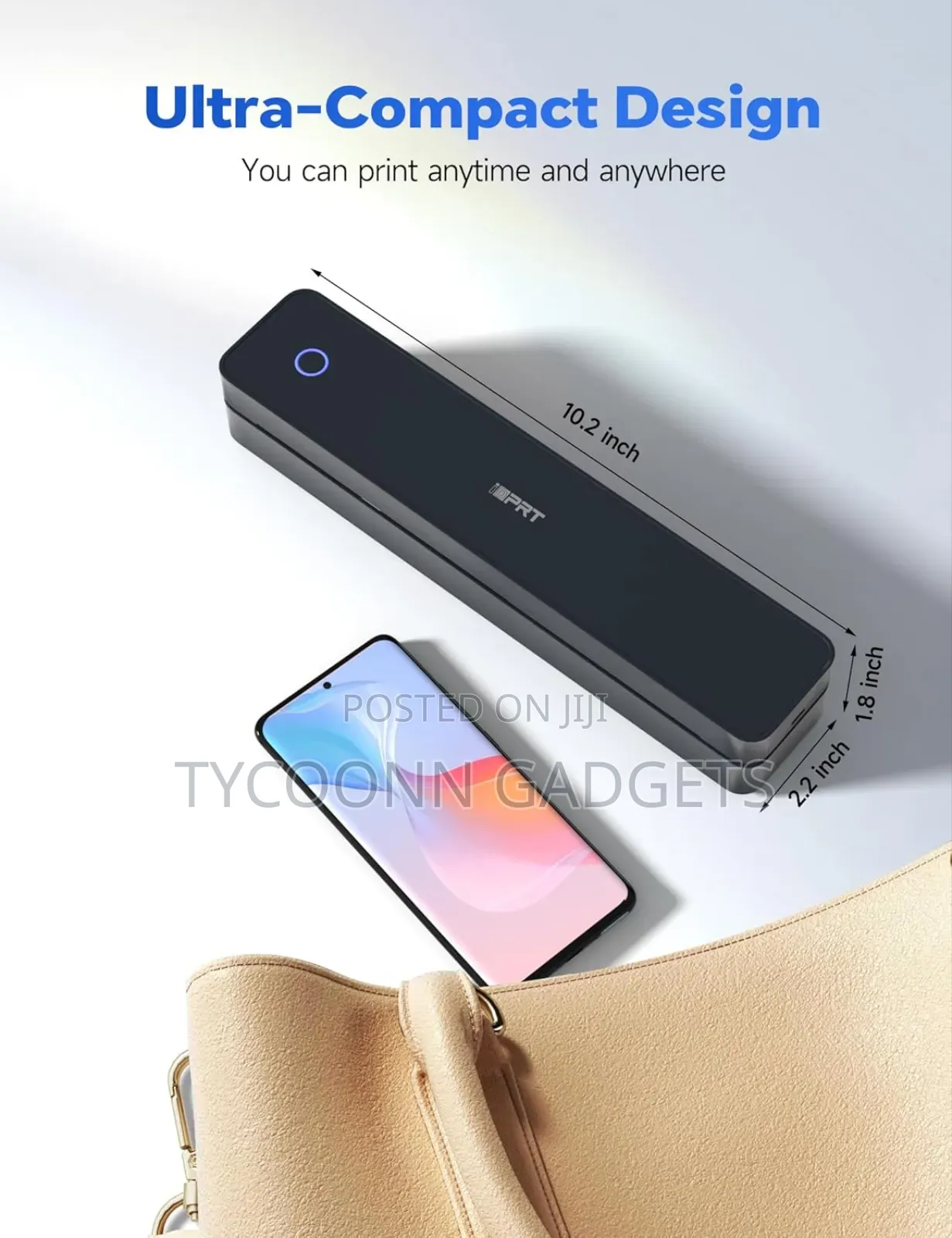 Portable Thermal A4 Printer for Travel Home Office Inkless