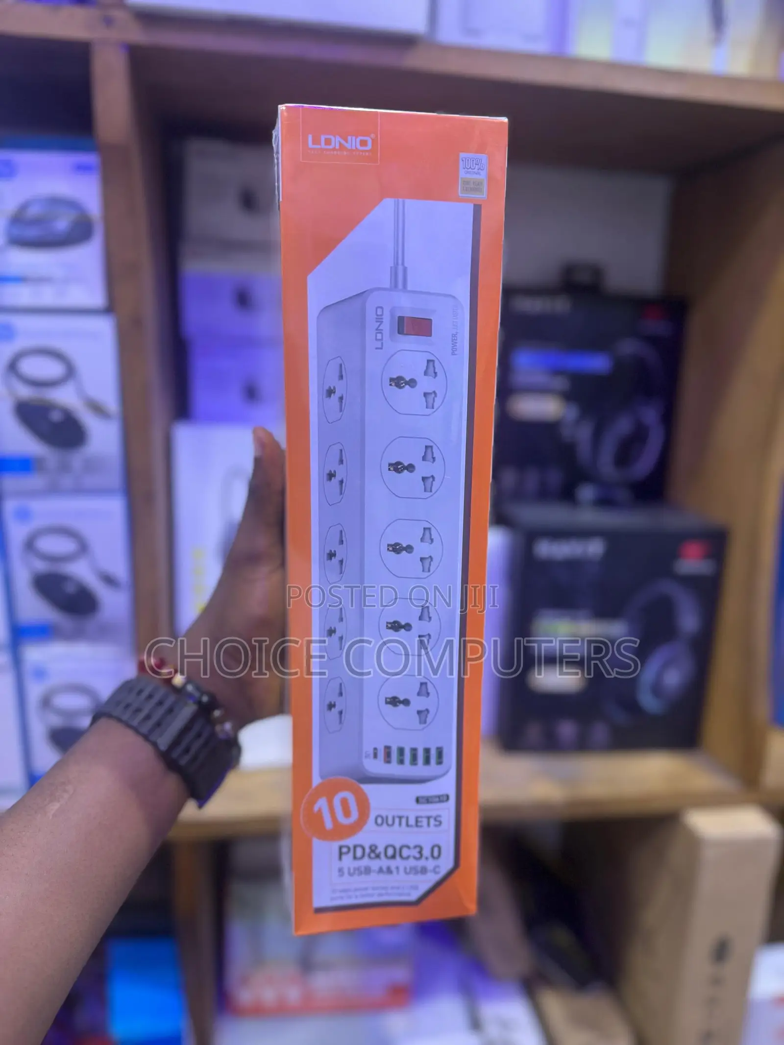 10 Ac Outlets & Usb-c Universal Power Strip Surge Protector