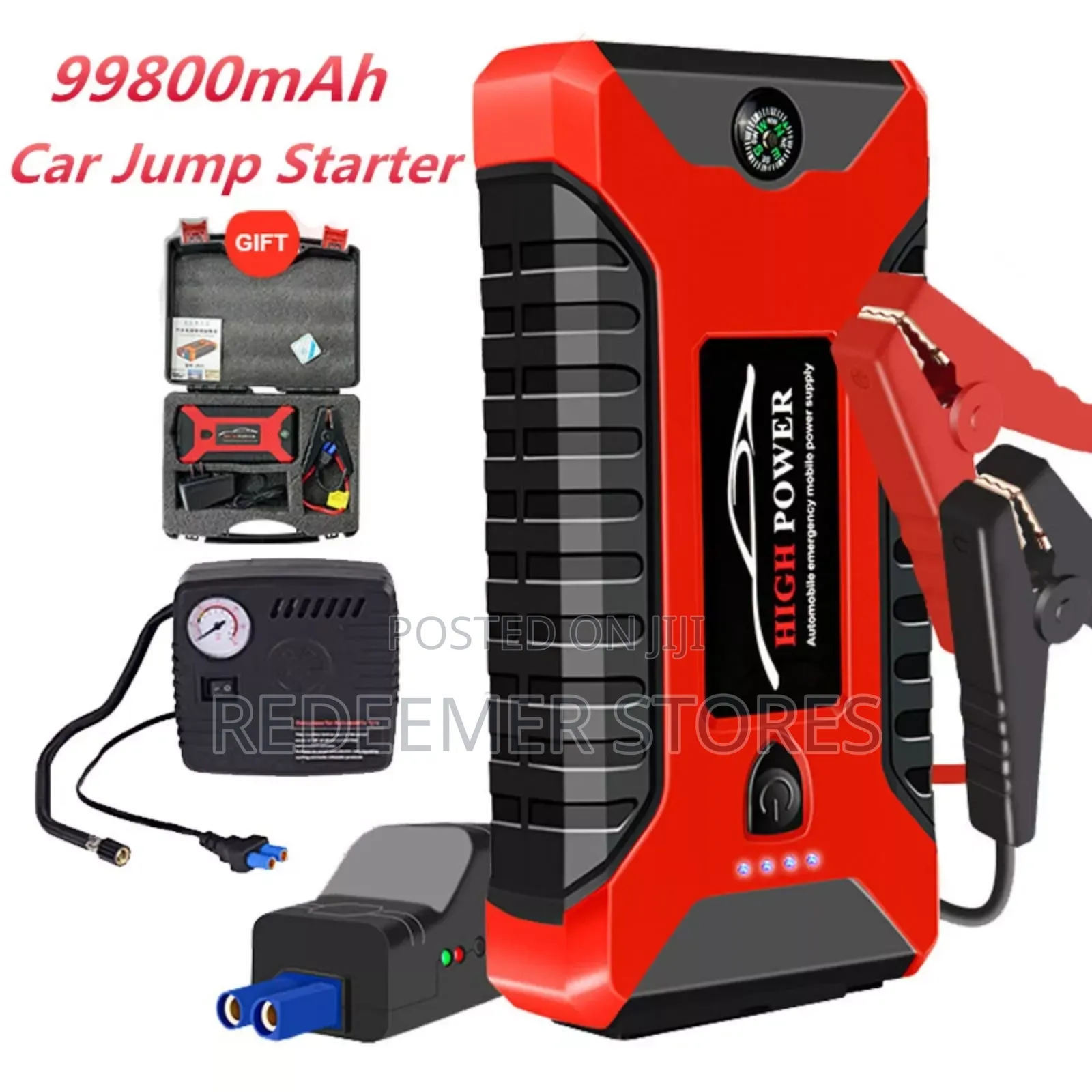 Portable Charger Power Bank Battery Tire Inflator