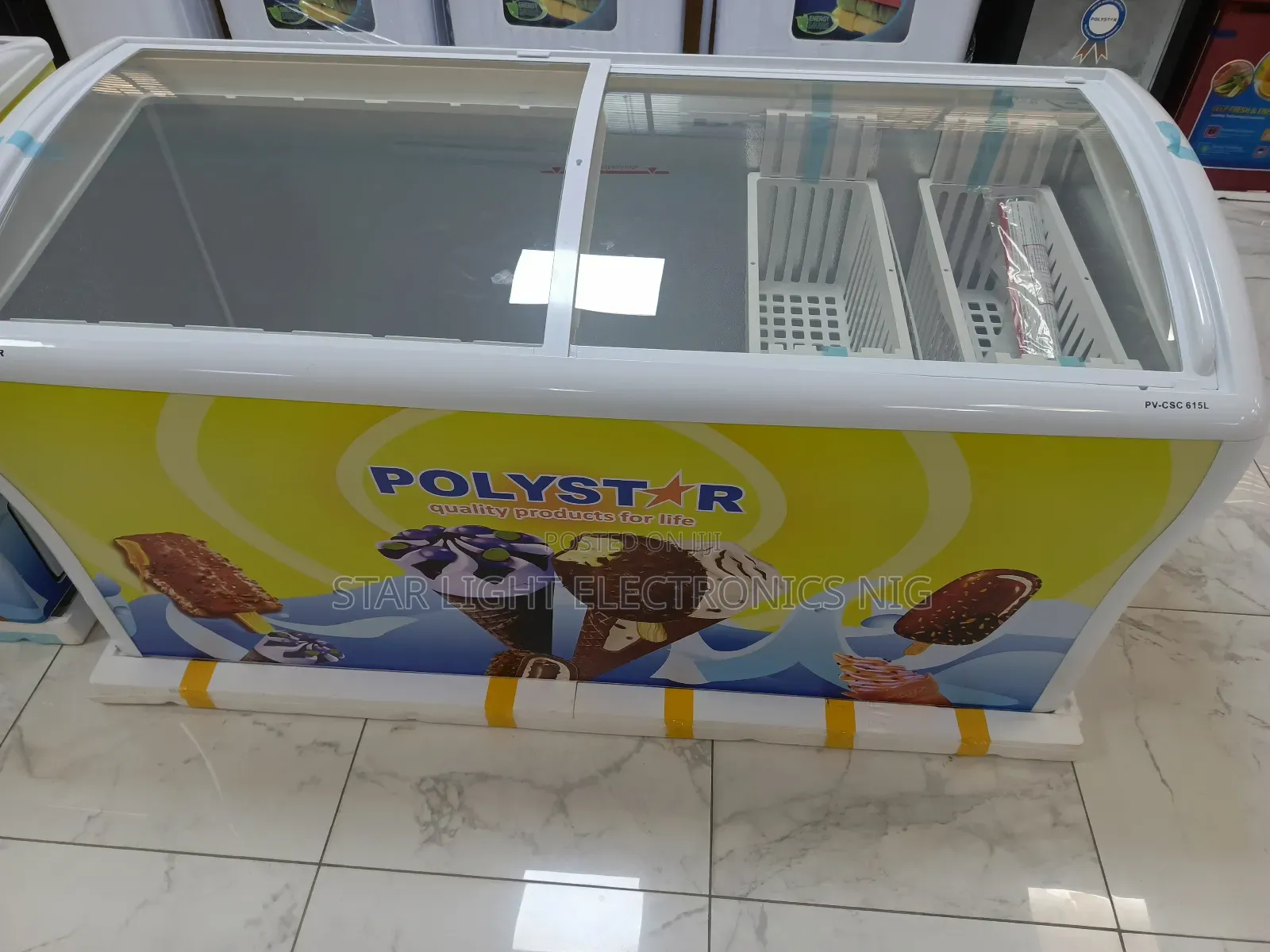 Ice Cream Freezer 600 Liters Capacity