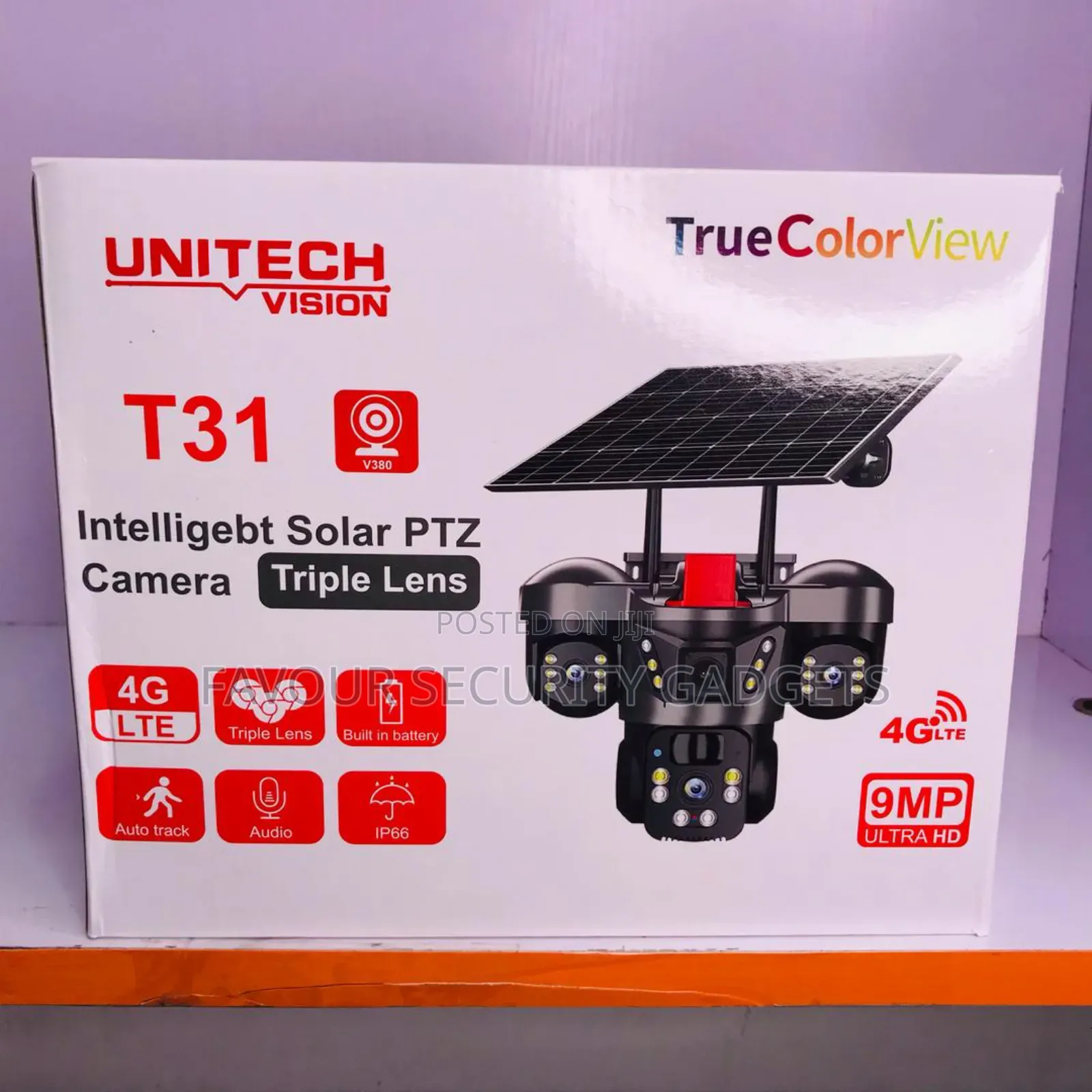 4g Hd Solar Triple Lens PTZ Camera