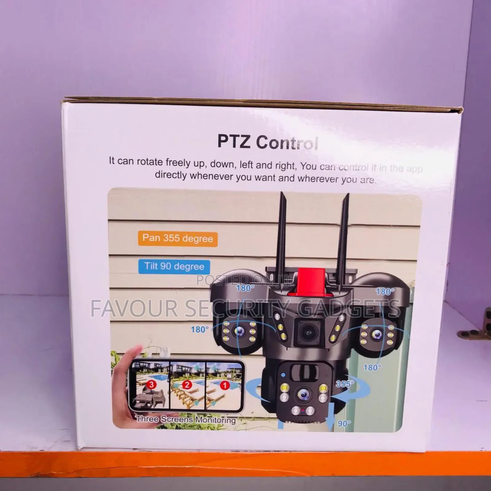 4g Hd Solar Triple Lens PTZ Camera