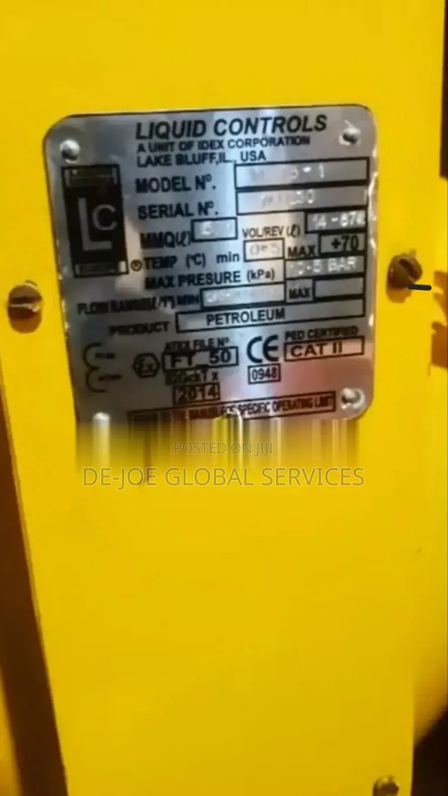 4" Liquid Control Meter (Positive Displacement Meter)