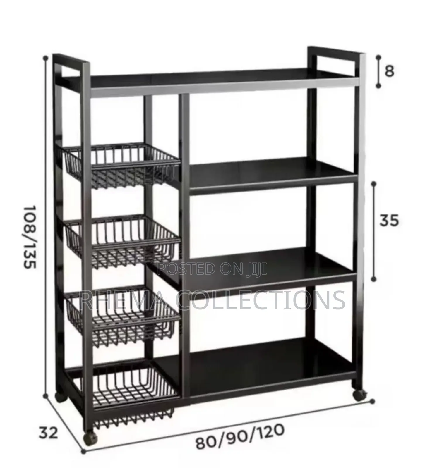 Multipurpose Steel Storage Shelf/Organizer/Rack