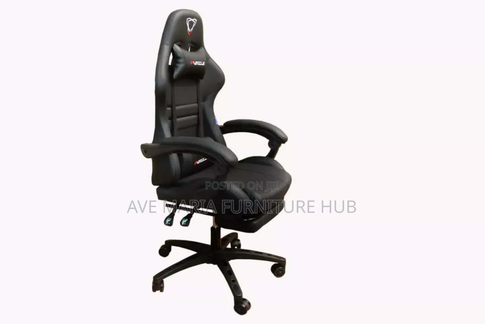 All Black Ergonomic Gaming Chair.