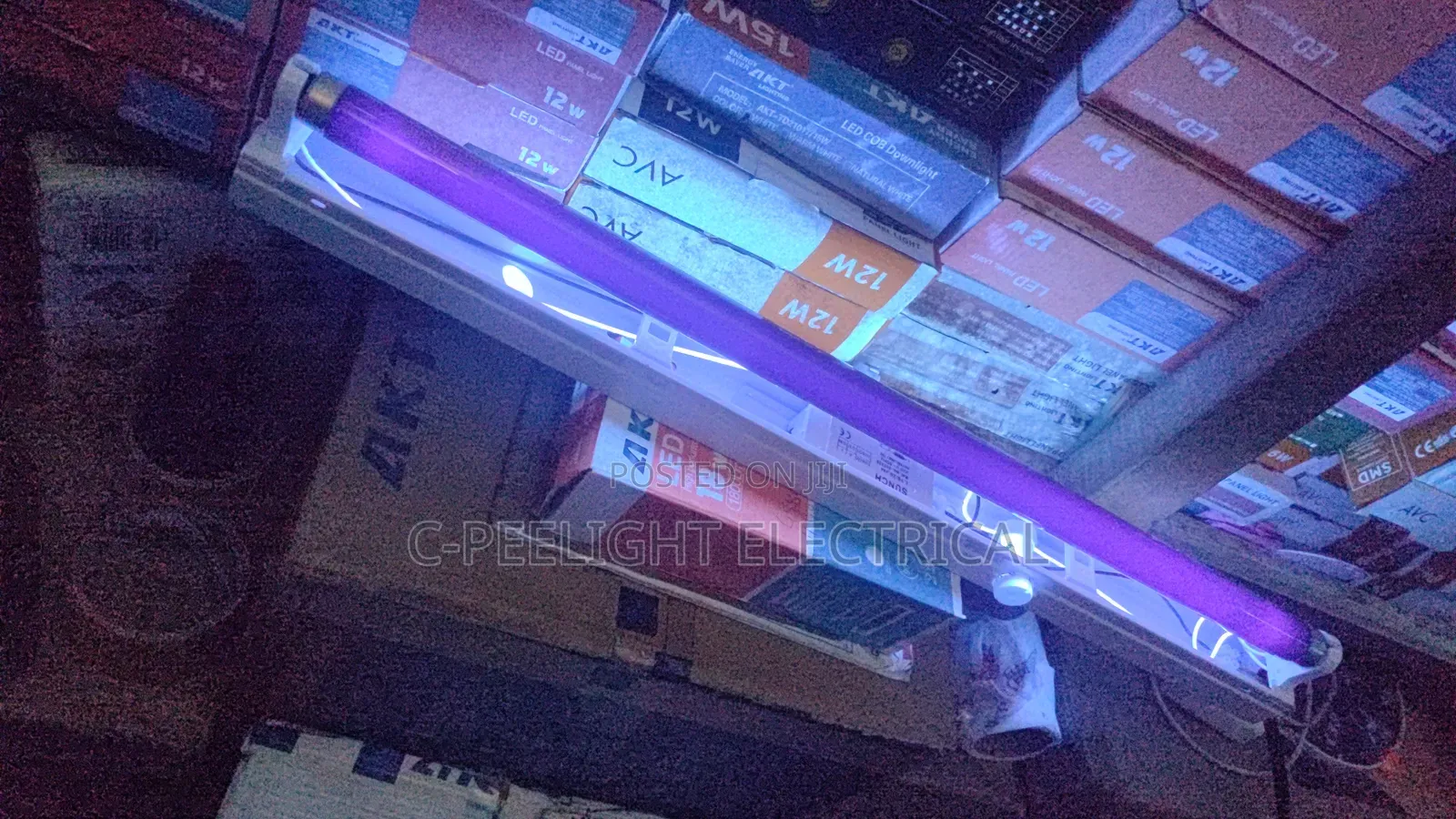 Complete Mercury Fluorescent Tube Light