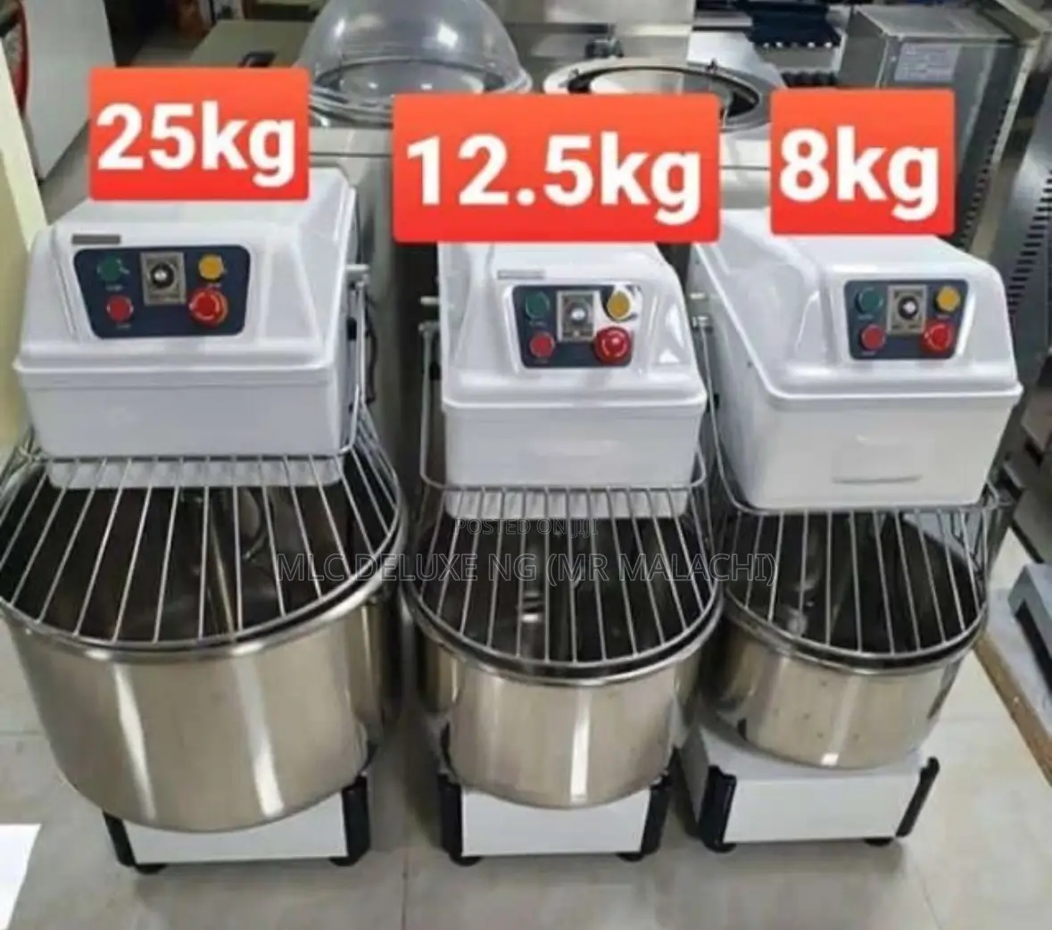25kg Spiral / Dough Mixer (2 Speed) Bread / Donut N More