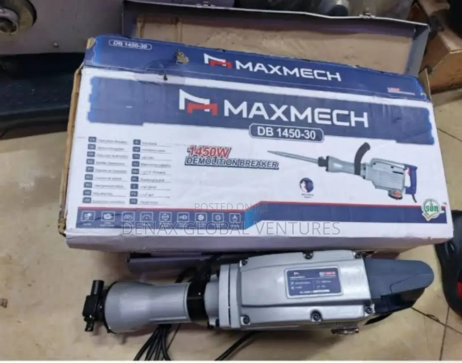 Maxmech Demolition Breaker Hammer Db 1450-30