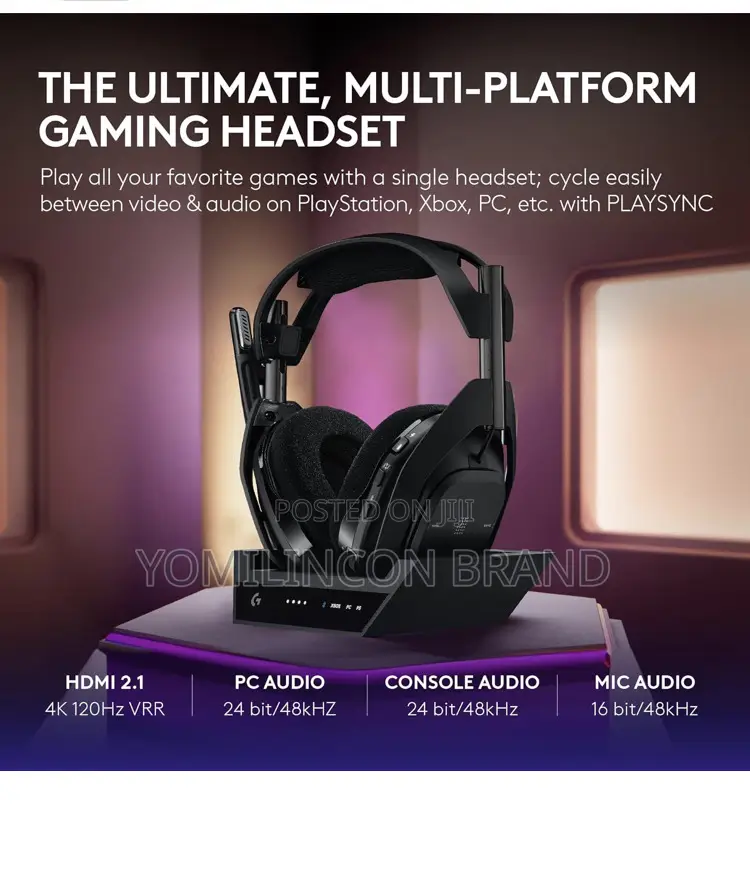 Logitech G Astro A50 X Omni-Platform Wireless