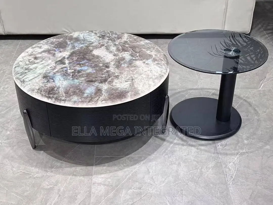 Marble Top Center Table With Drawer