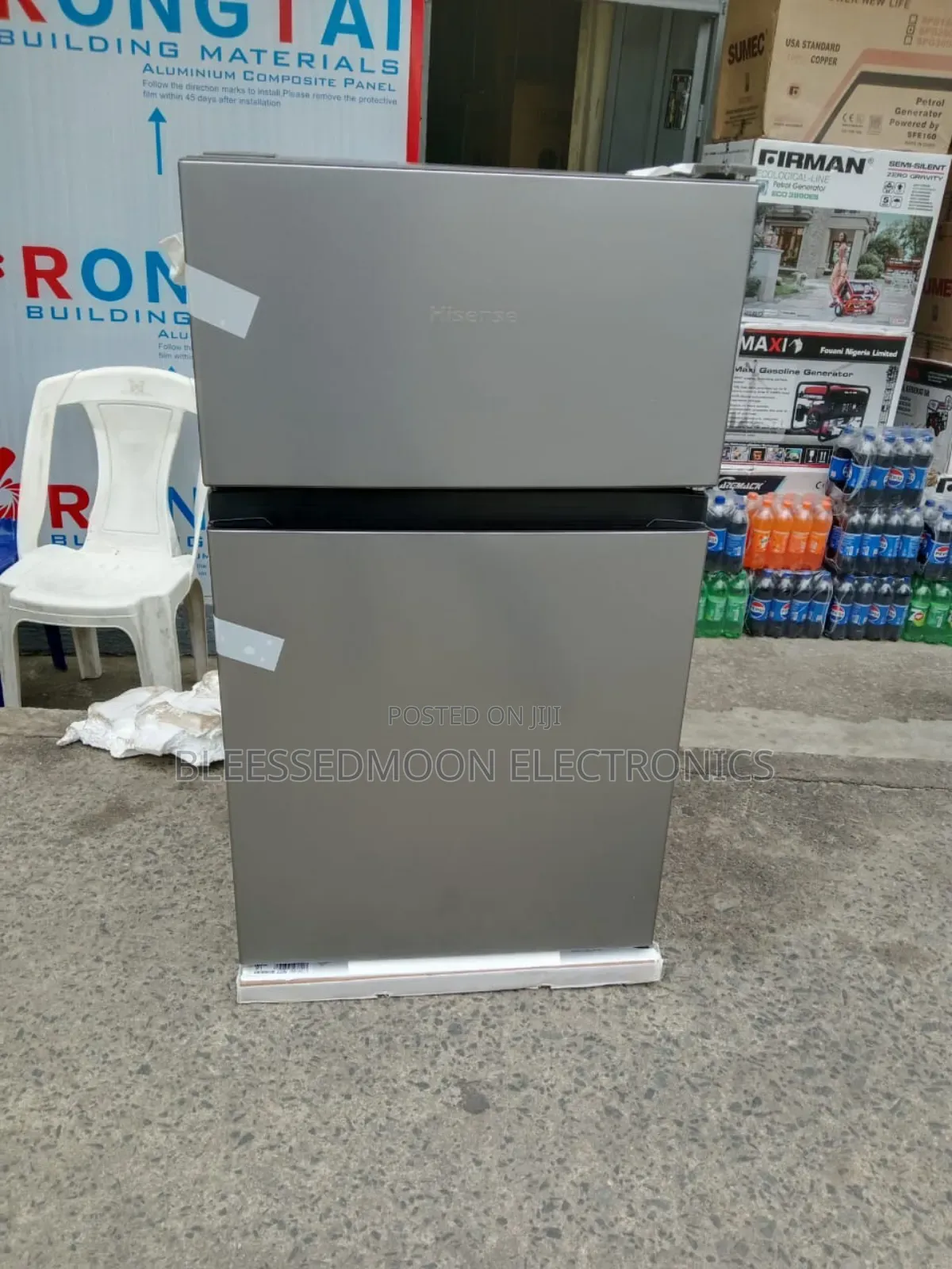 Hisense Double Door Table Top Fridge Inverter 3 Yrs Warranty