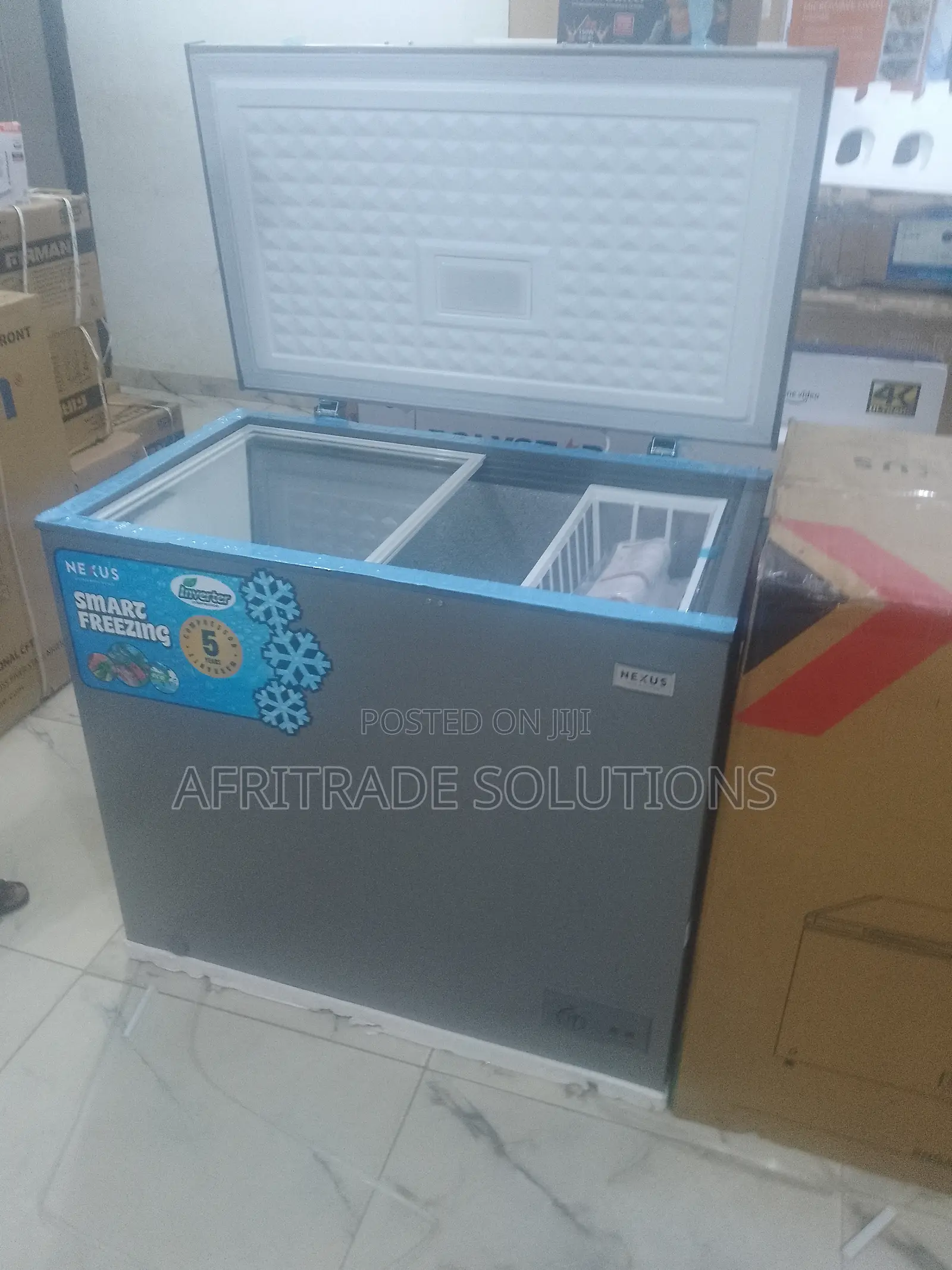 High Capacity Nexus Chest Freezer 205l – Interter