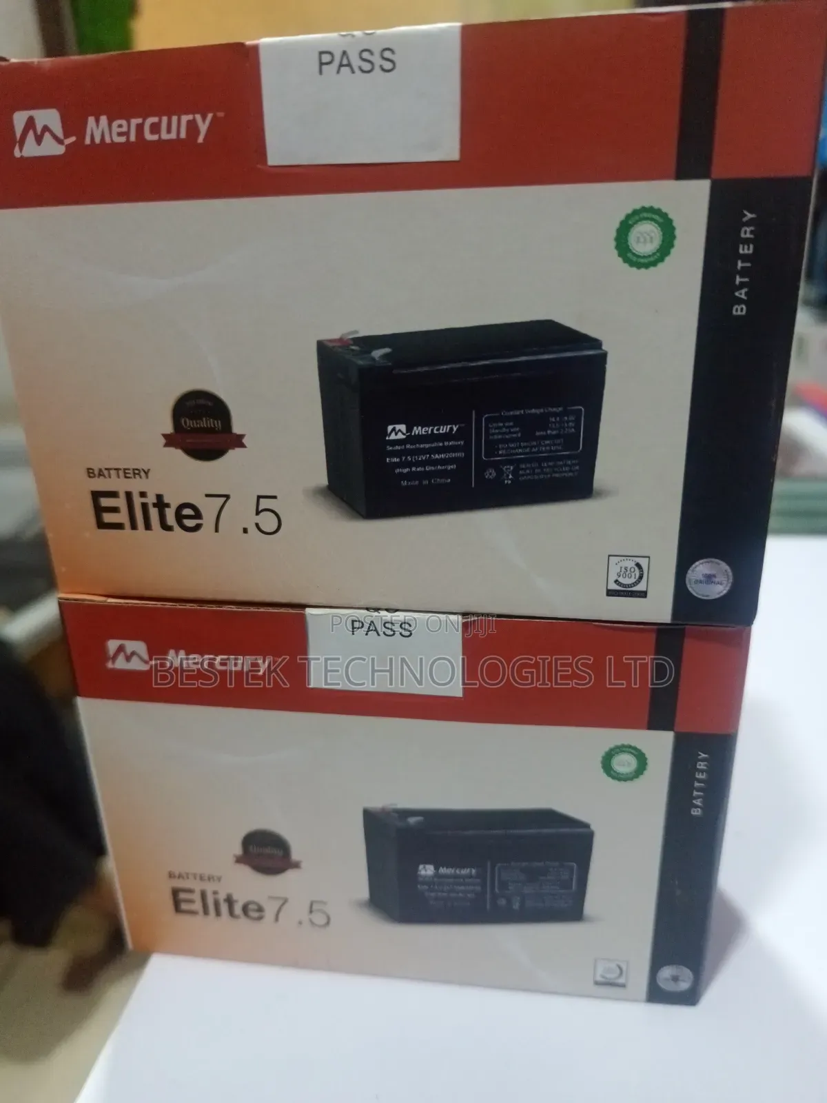 Mercury Elite 7.5*12 Ups Battery