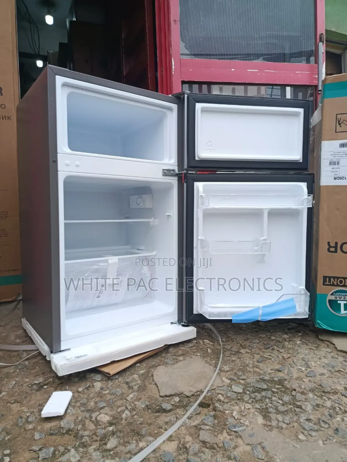 Hisense 110 Litre Fridge Two Door Energy Saving>Fast Cooling