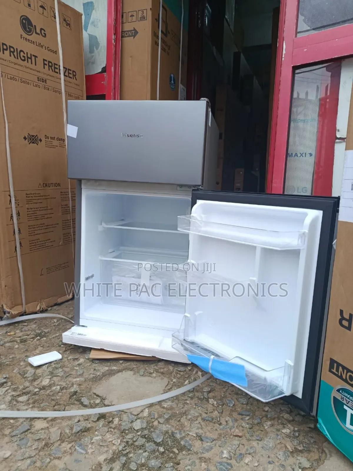Hisense 110 Litre Fridge Two Door Energy Saving>Fast Cooling