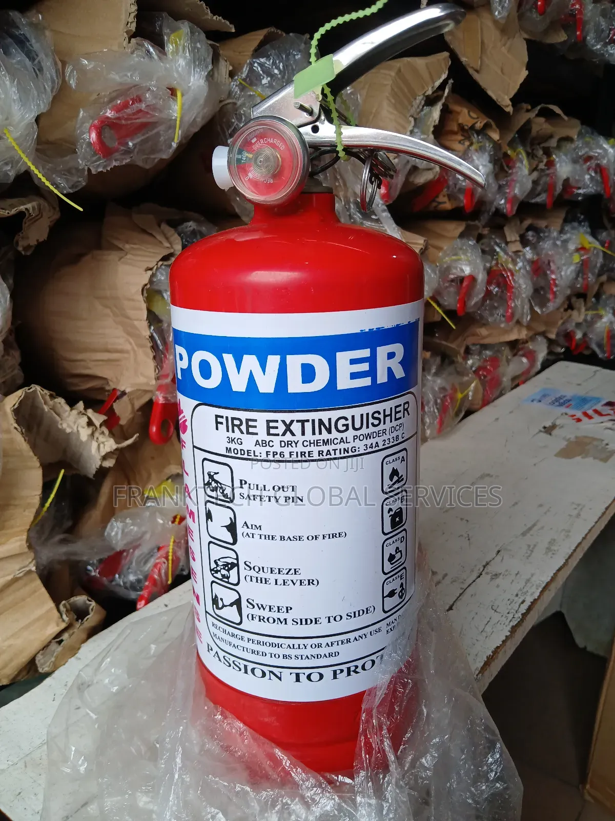 3kg Fire Extinguisher Powder