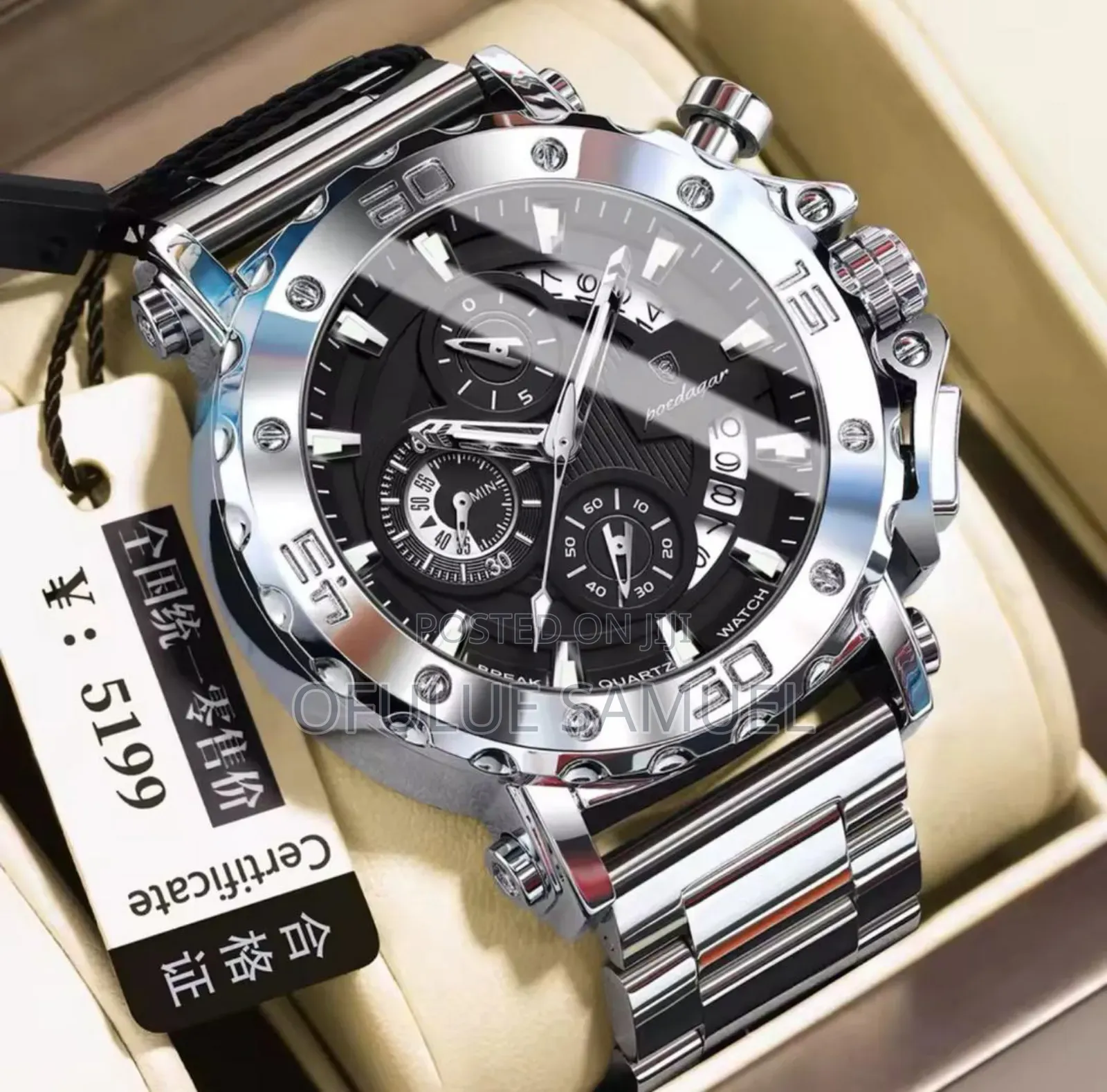 Steel Wristwatch