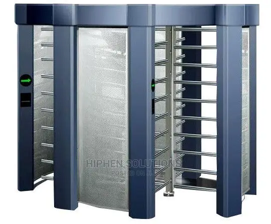 RFID Full Height Turnstile Electrical Barrier With 0.6S Response Time