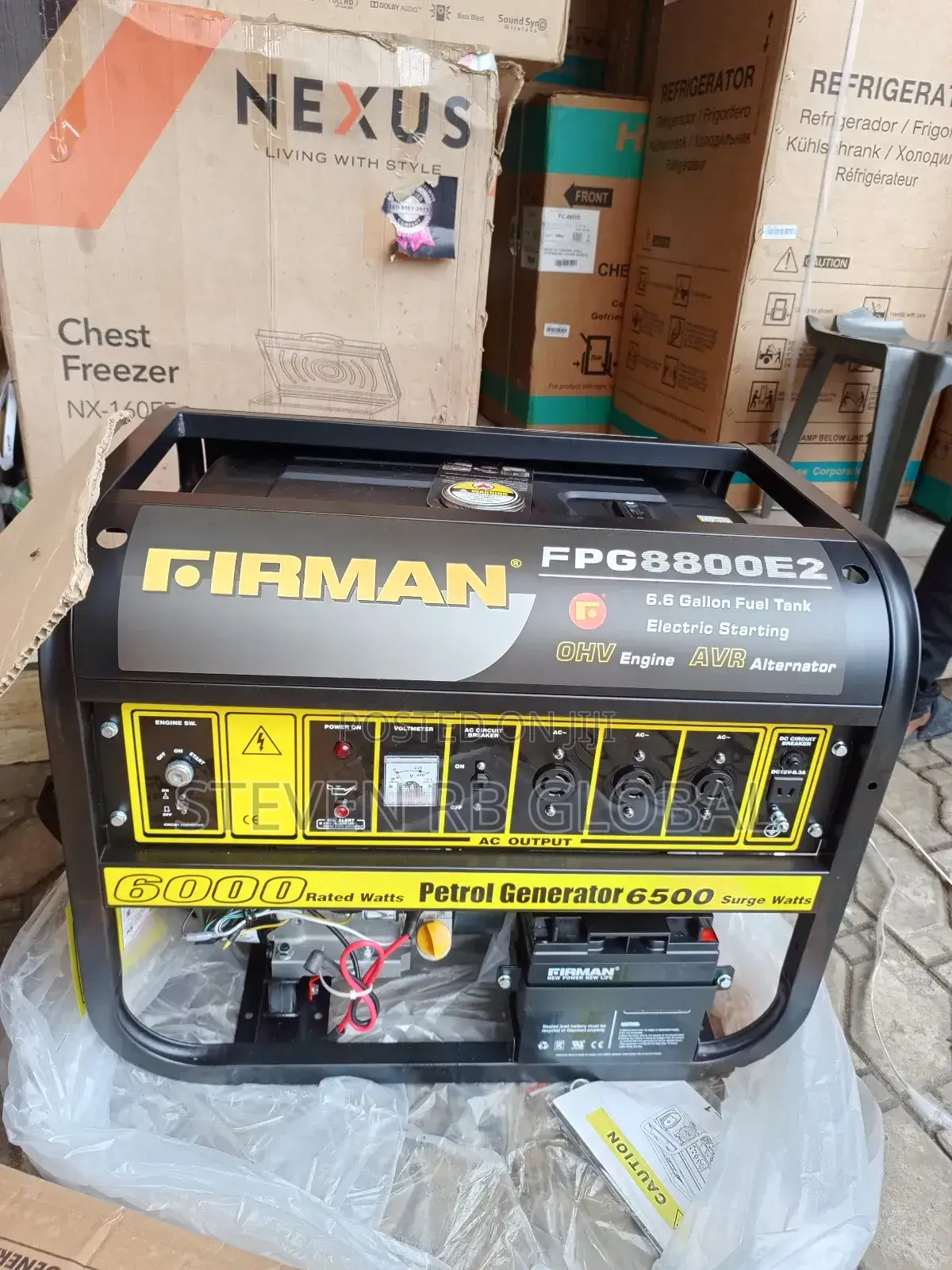 Sumec Firman 6.5kva Key Starter Generator - FPG 8800e2