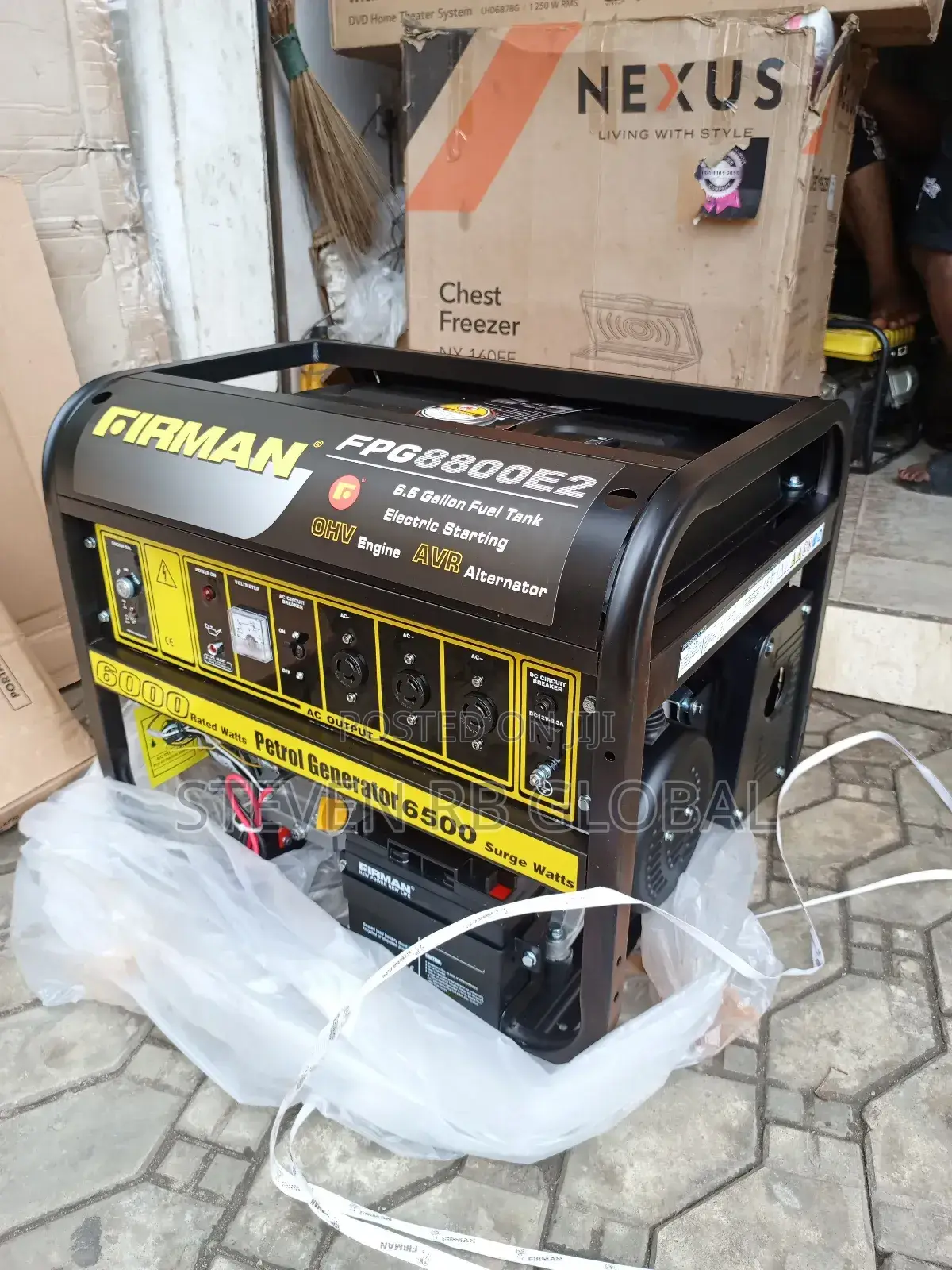 Sumec Firman 6.5kva Key Starter Generator - FPG 8800e2