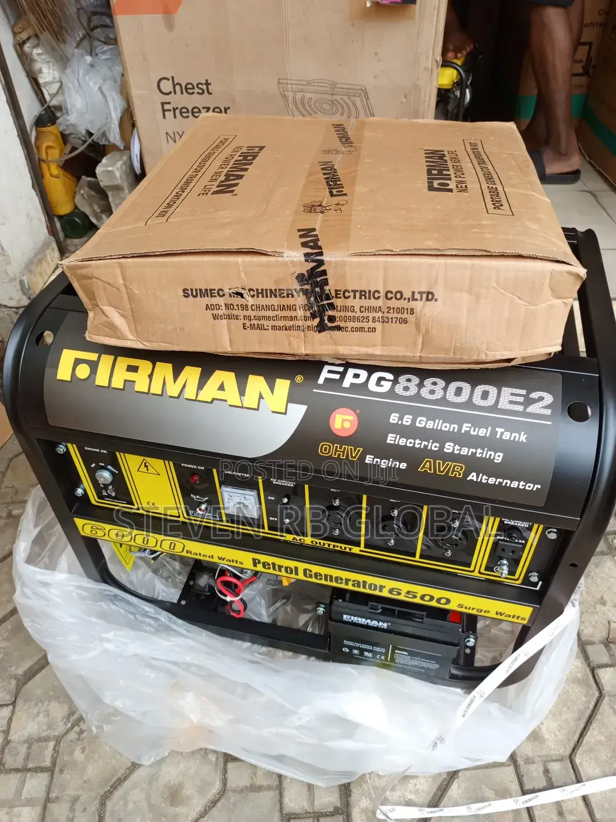 Sumec Firman 6.5kva Key Starter Generator - FPG 8800e2